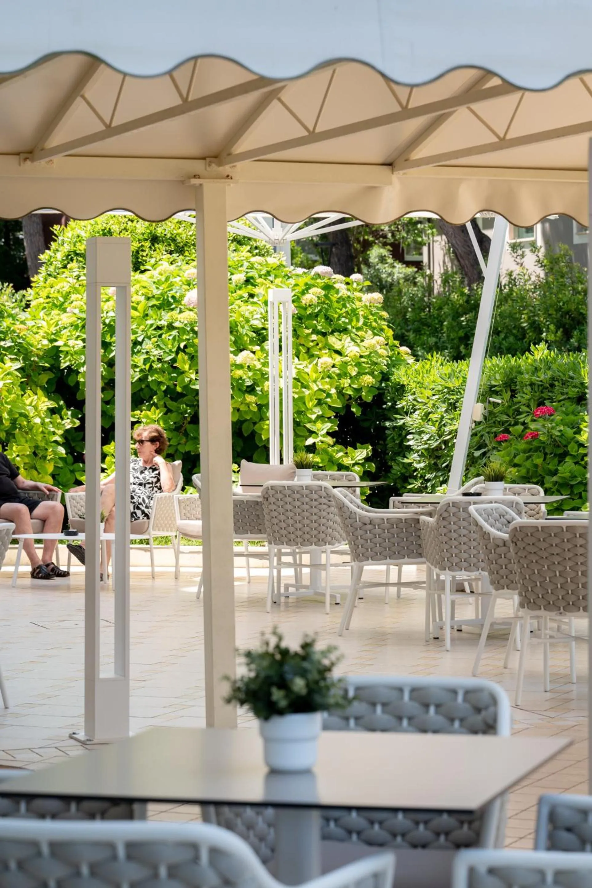 Patio in Hotel Riviera