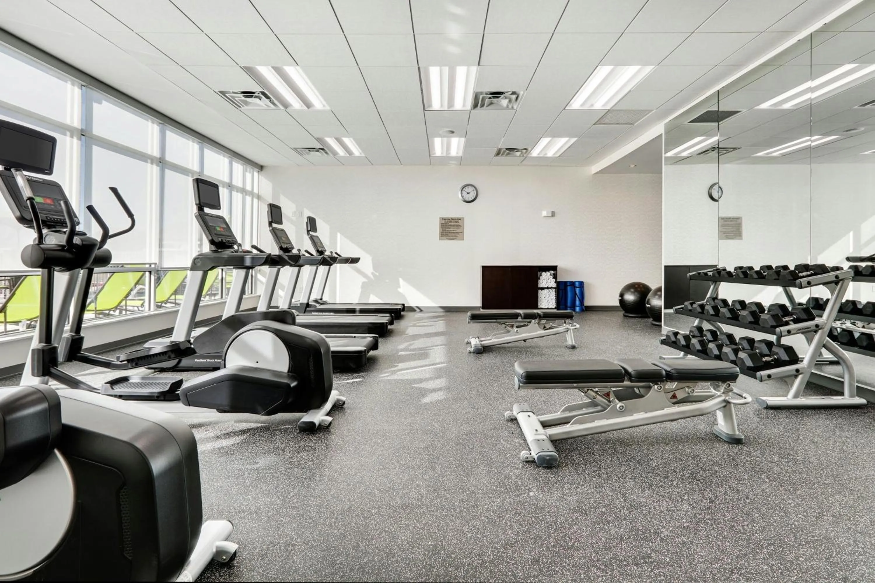 Fitness centre/facilities in SpringHill Suites by Marriott Dallas Mansfield