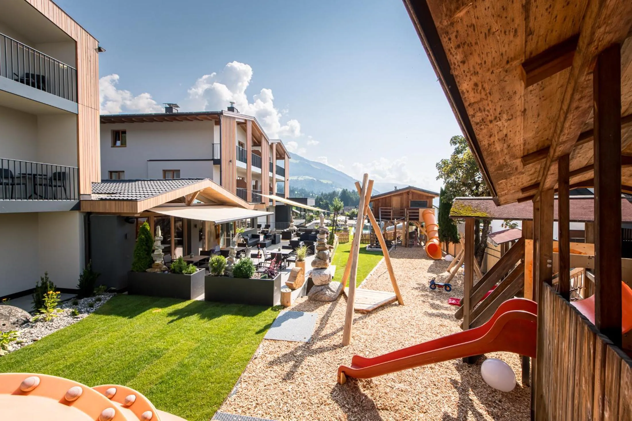 Children play ground in Hotel Sonnenheim