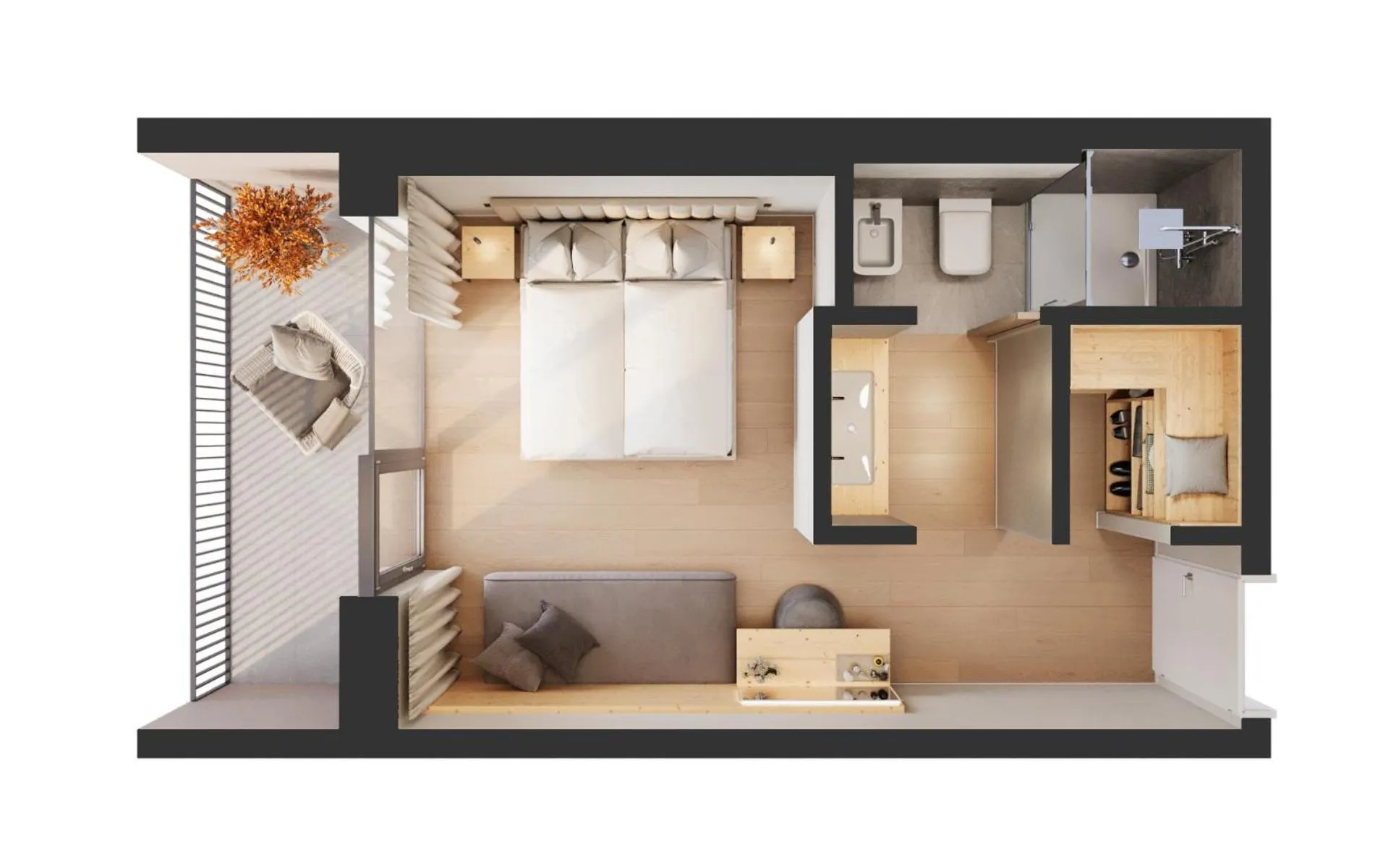 Photo of the whole room, Bed in Hotel Sonnenheim