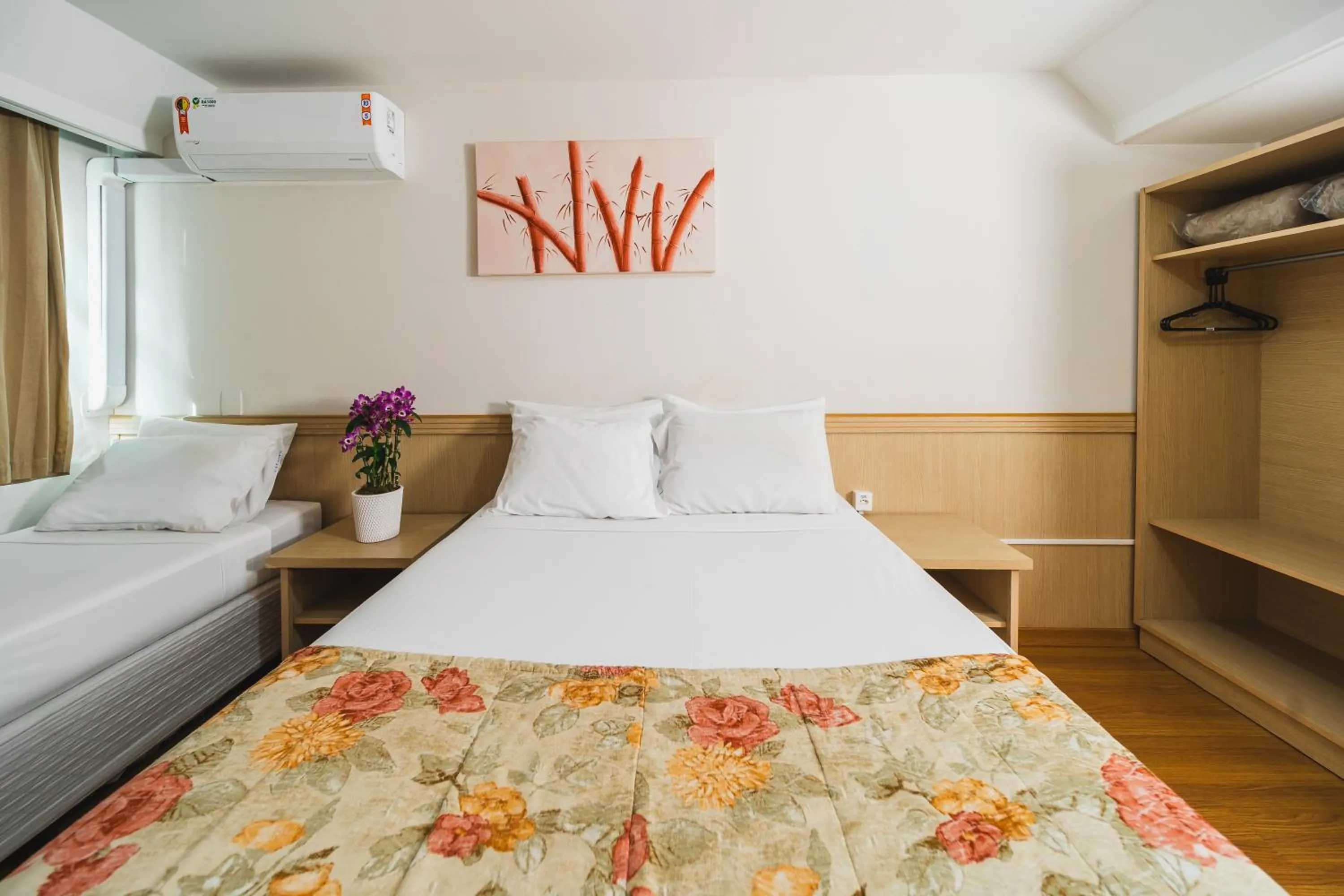 Bedroom, Bed in Hotel Golden Park Curitiba By Nacional Inn