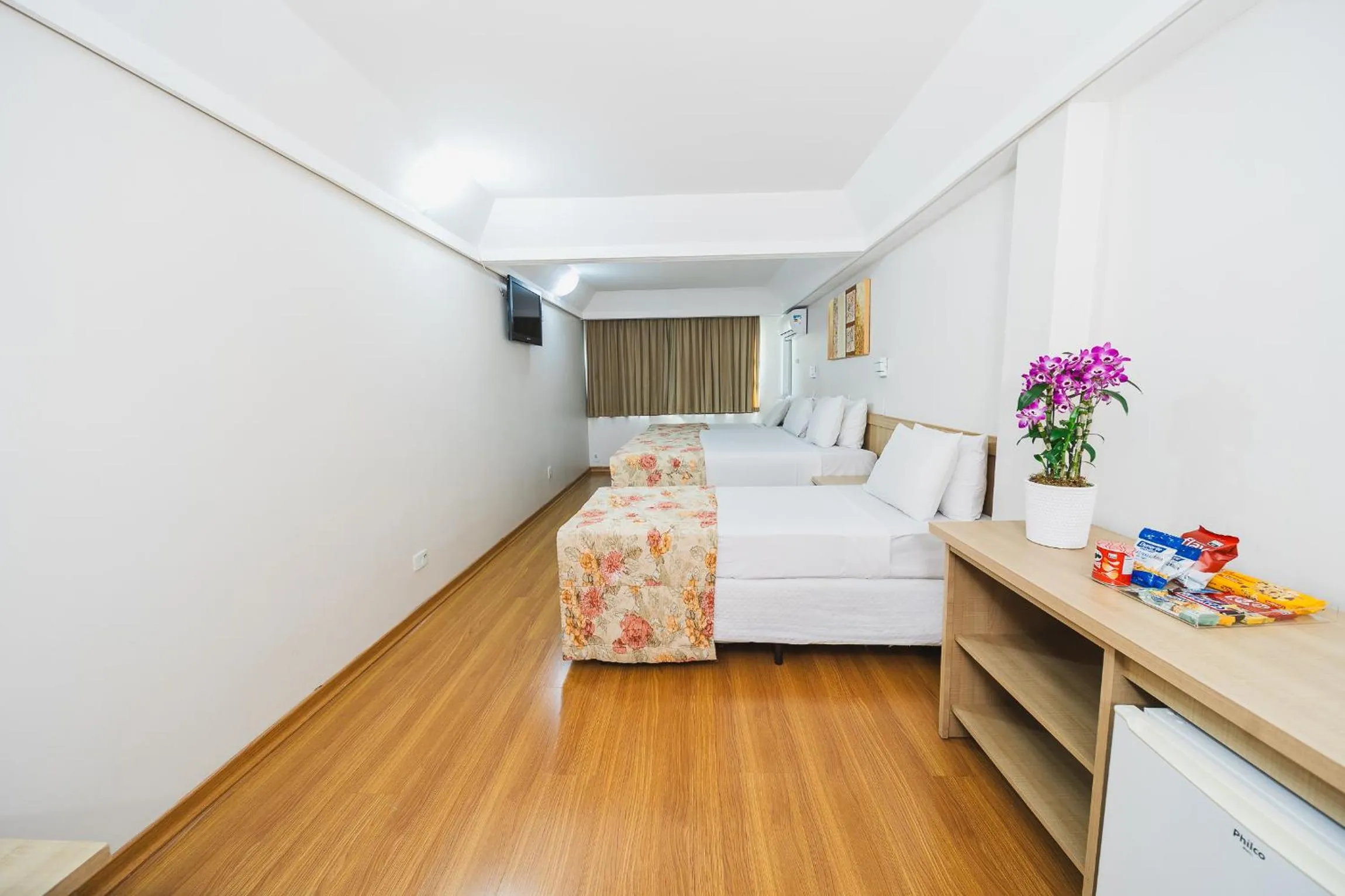 Bed in Hotel Golden Park Curitiba By Nacional Inn