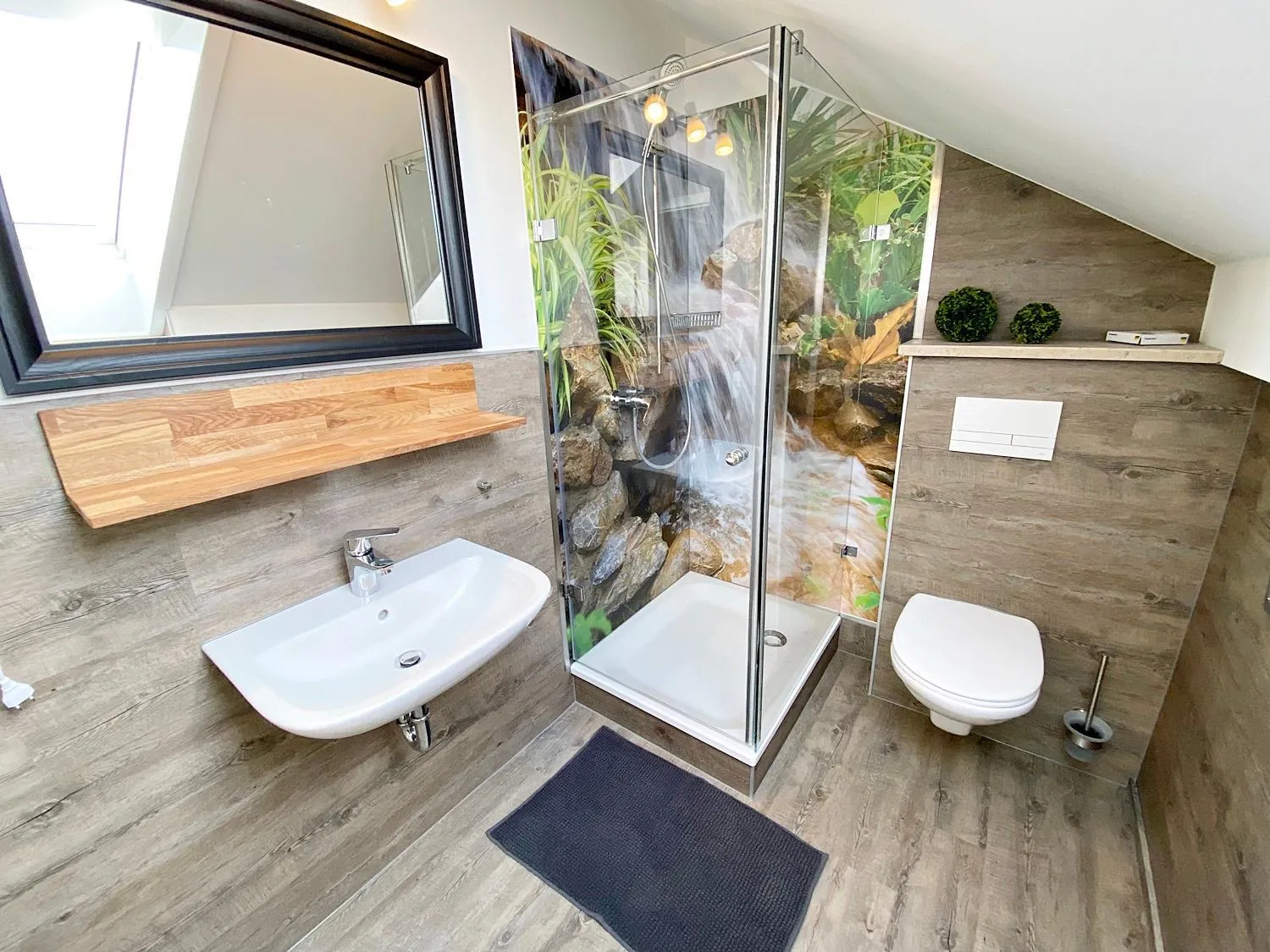 Bathroom in Seehaus Mamming - Hotel - Schlaffässer - Biergarten - Camping