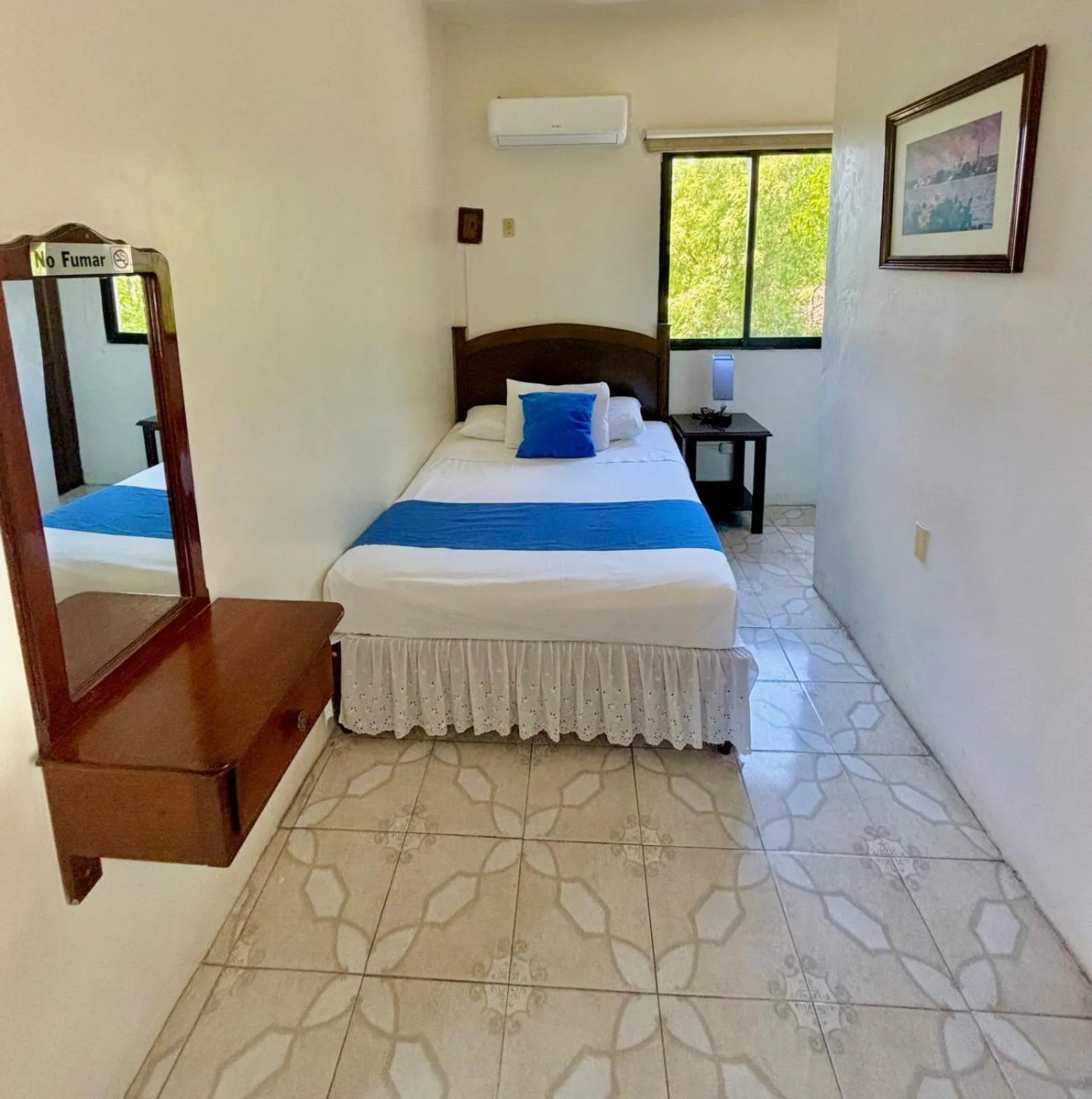 Bed in Hotel Casa Blanca