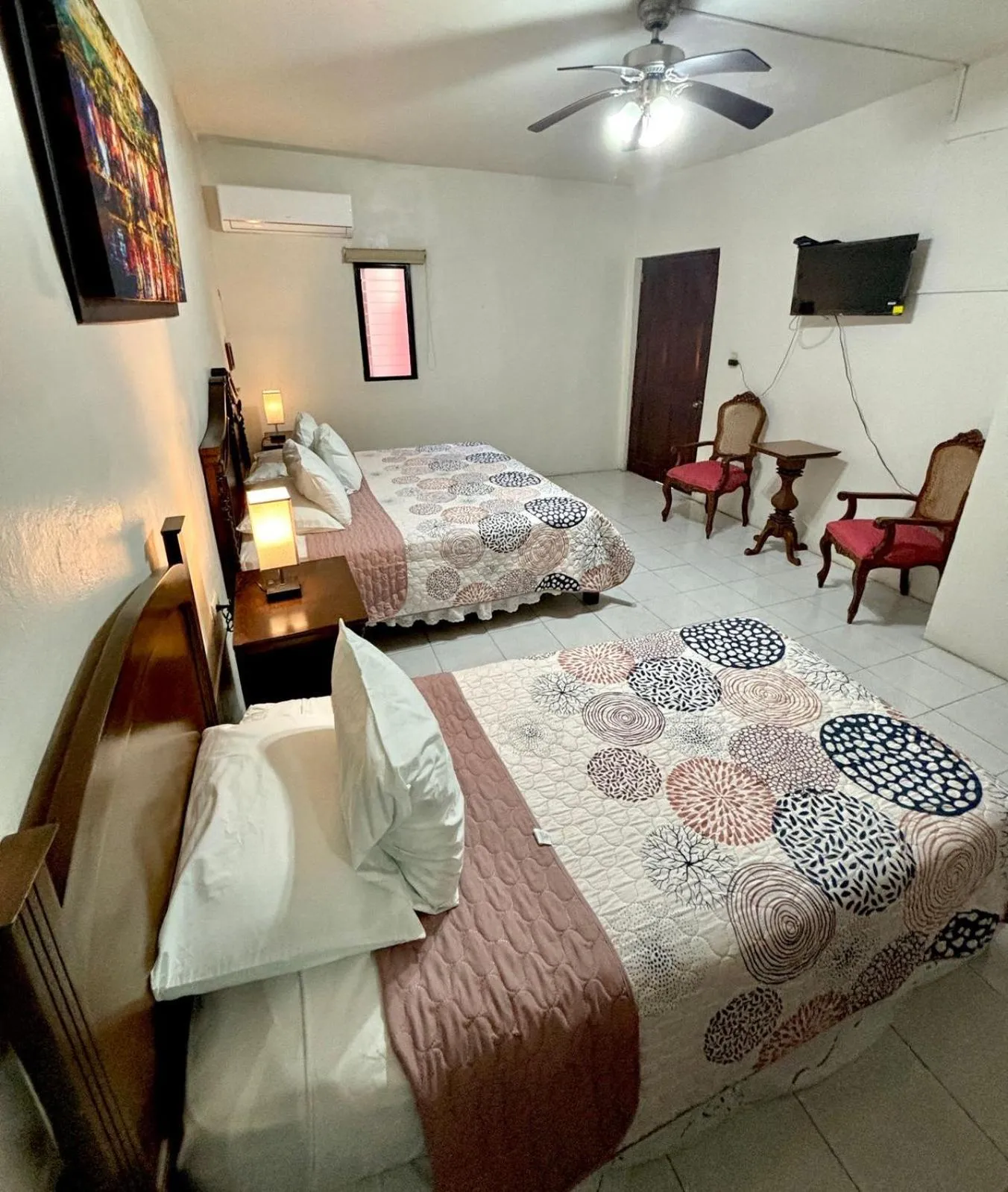 Bed in Hotel Casa Blanca