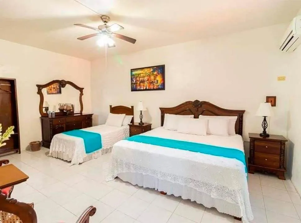 Bed in Hotel Casa Blanca by Rotamundos