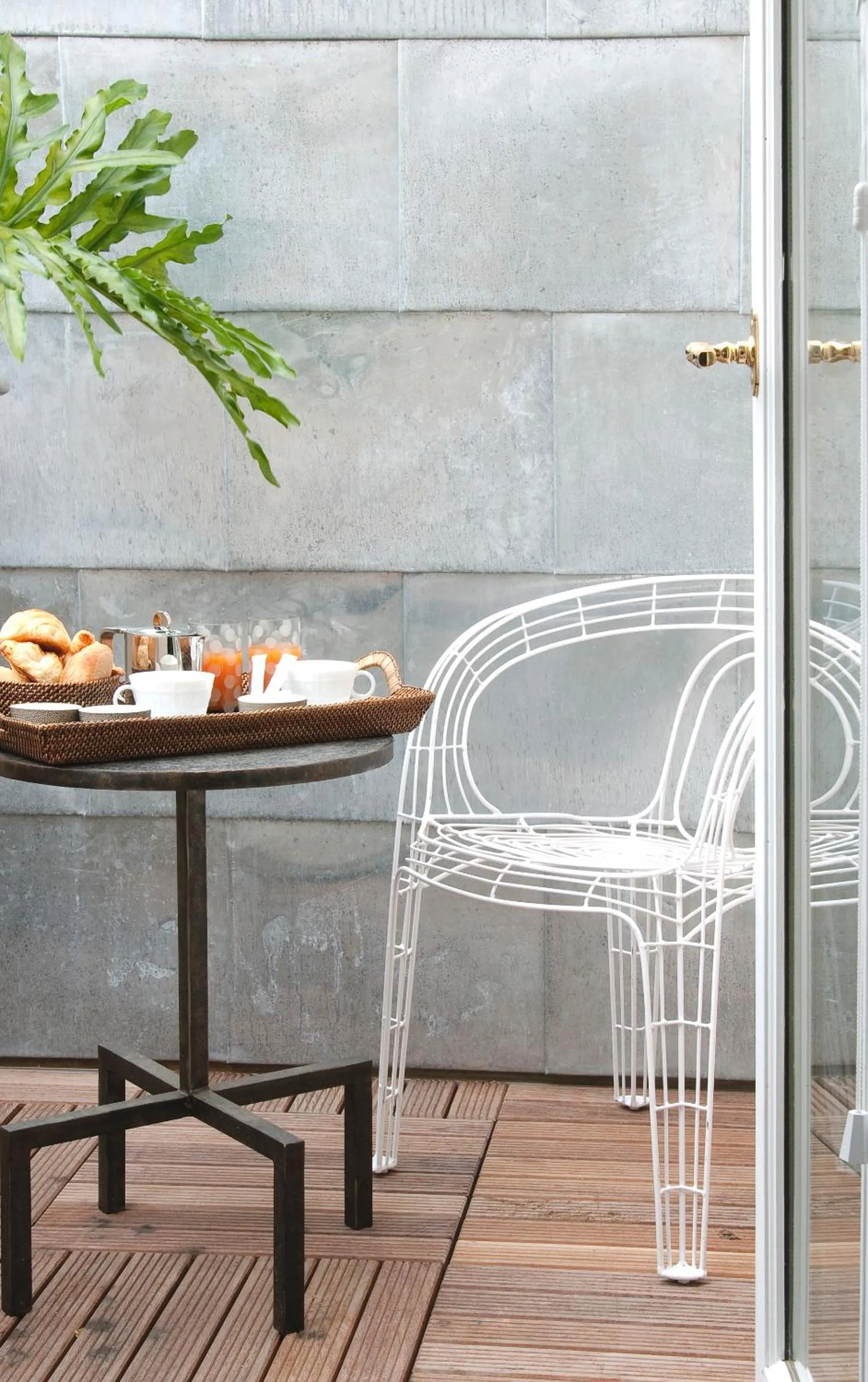 Balcony/Terrace in Hôtel Recamier