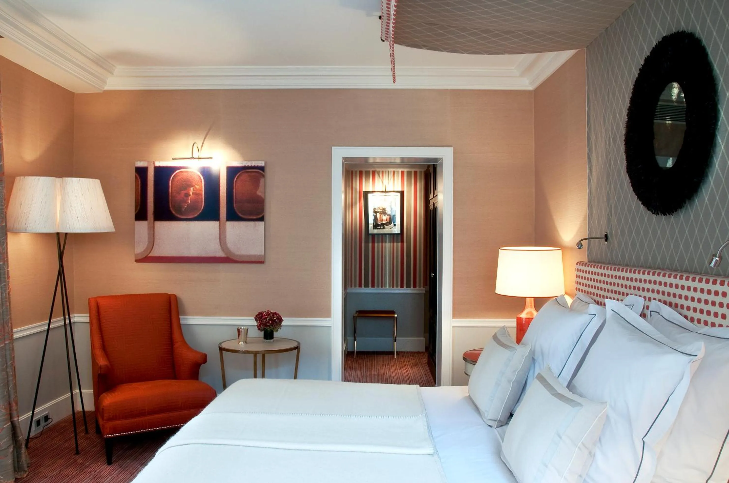 Bed in Hôtel Recamier