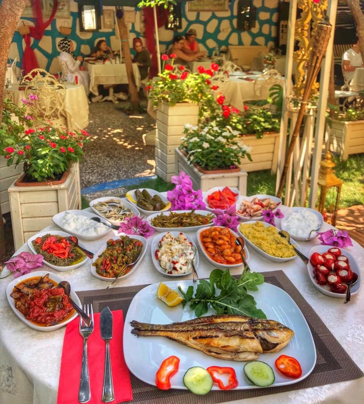 Food and drinks in Ada Palas Buyukada