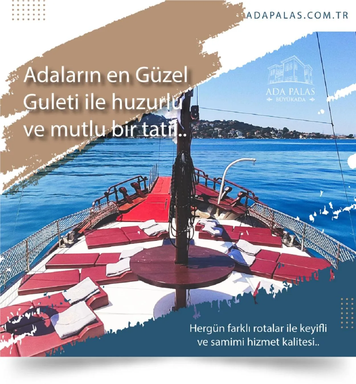 Area and facilities in Ada Palas Buyukada