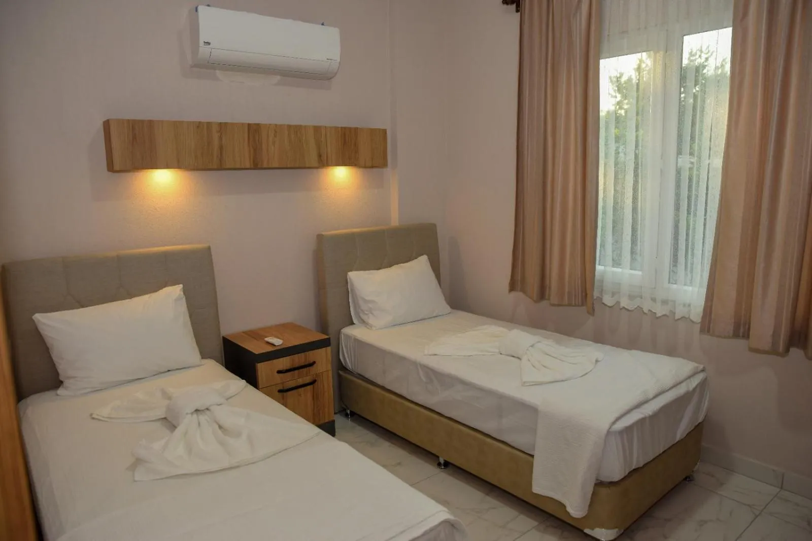 Bed in İRBEÇ APART & BUNGALOW