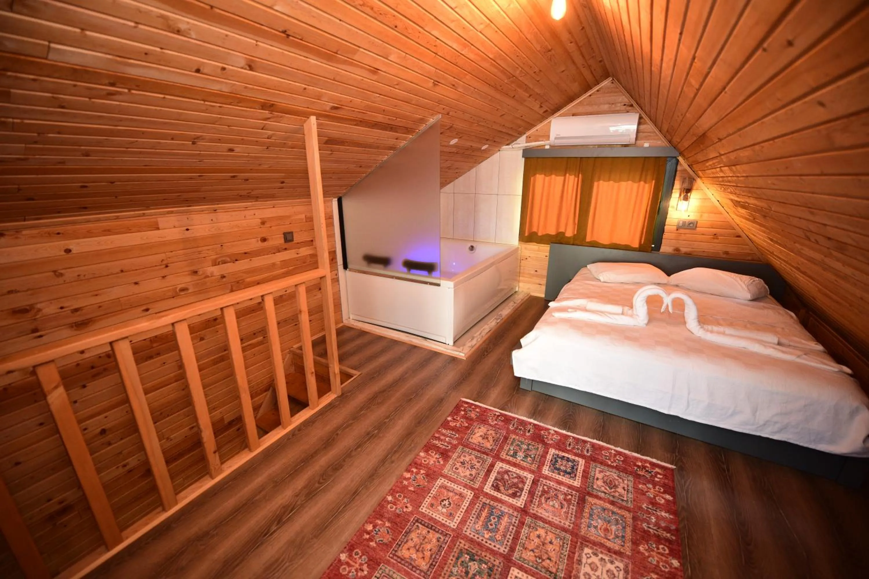 Bed in İRBEÇ APART & BUNGALOW