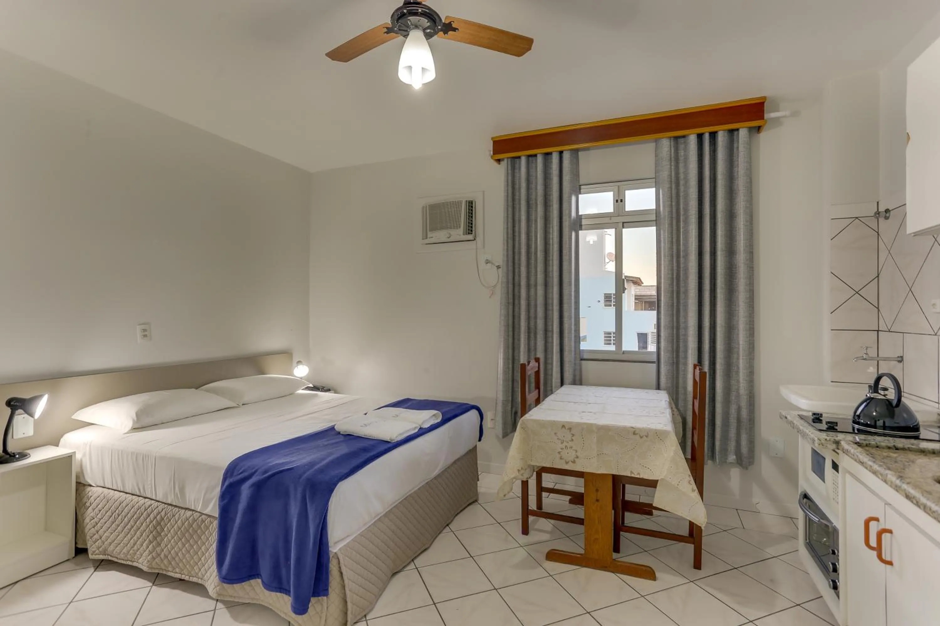 Bed in Marazul Apart Hotel