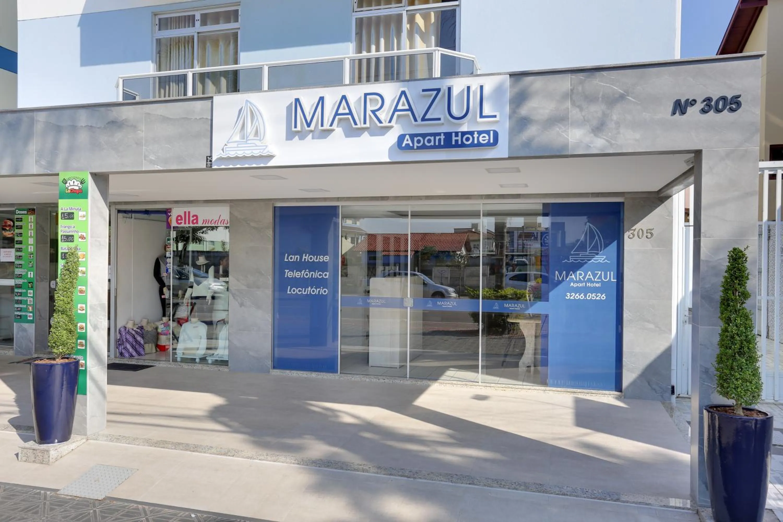 Facade/entrance in Marazul Apart Hotel