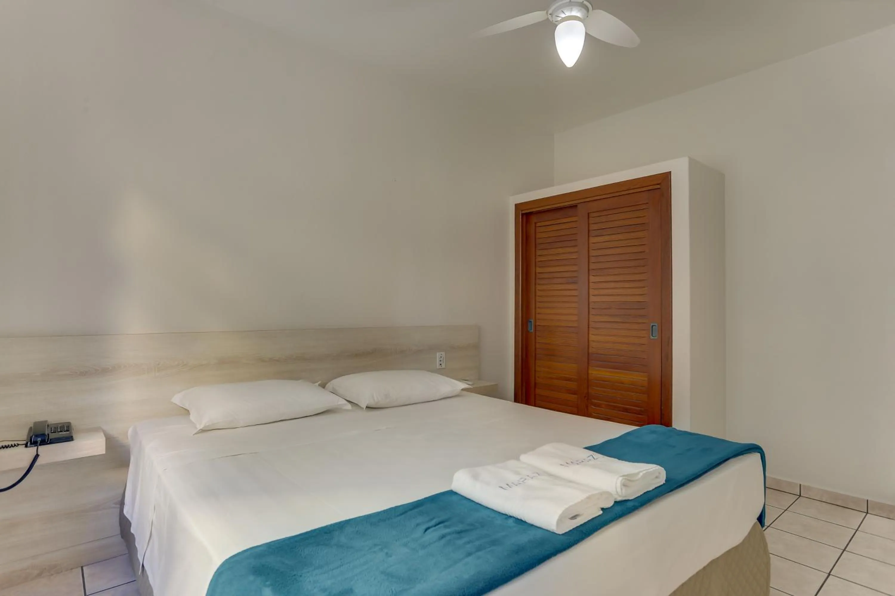 Bed in Marazul Apart Hotel