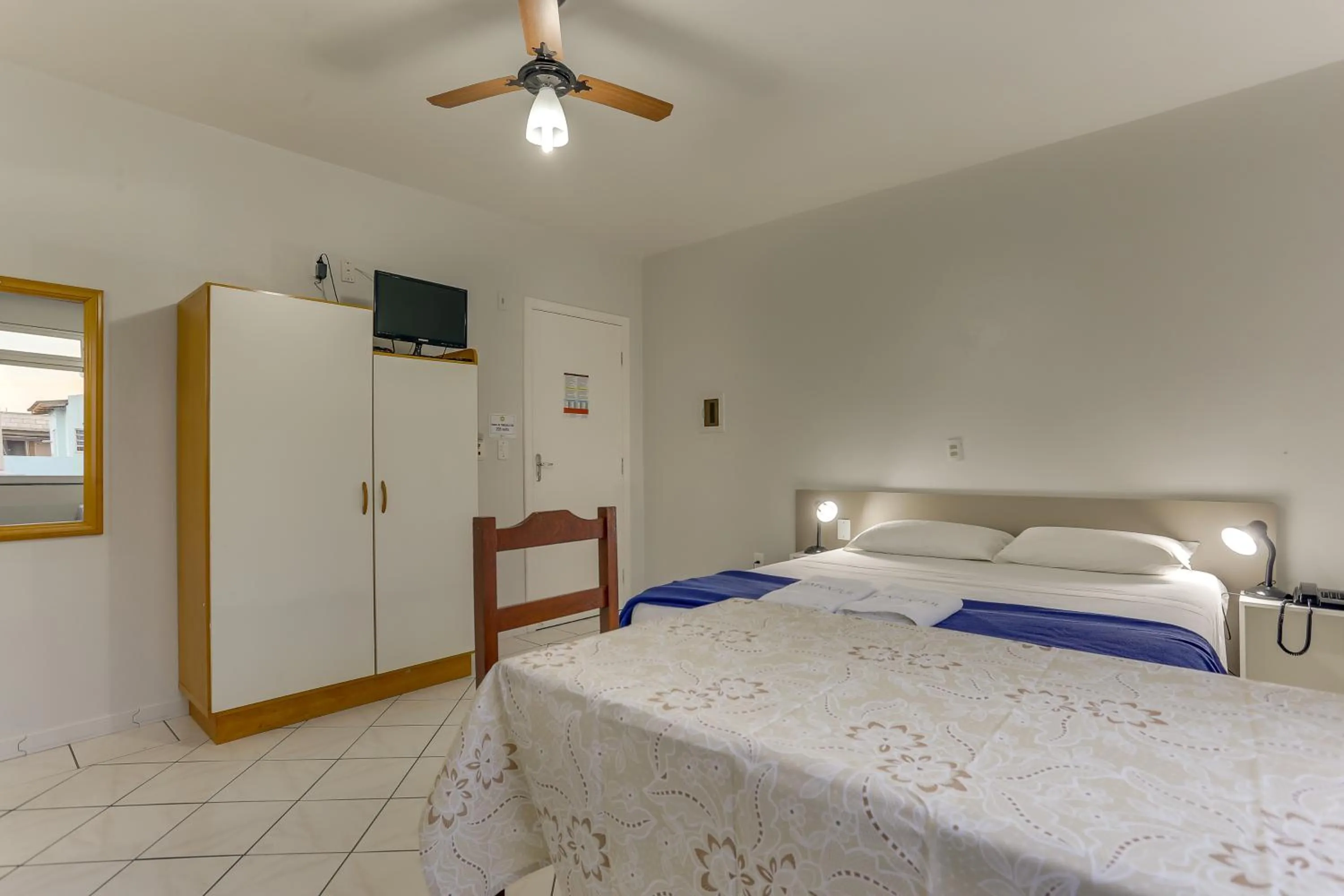 Bed in Marazul Apart Hotel