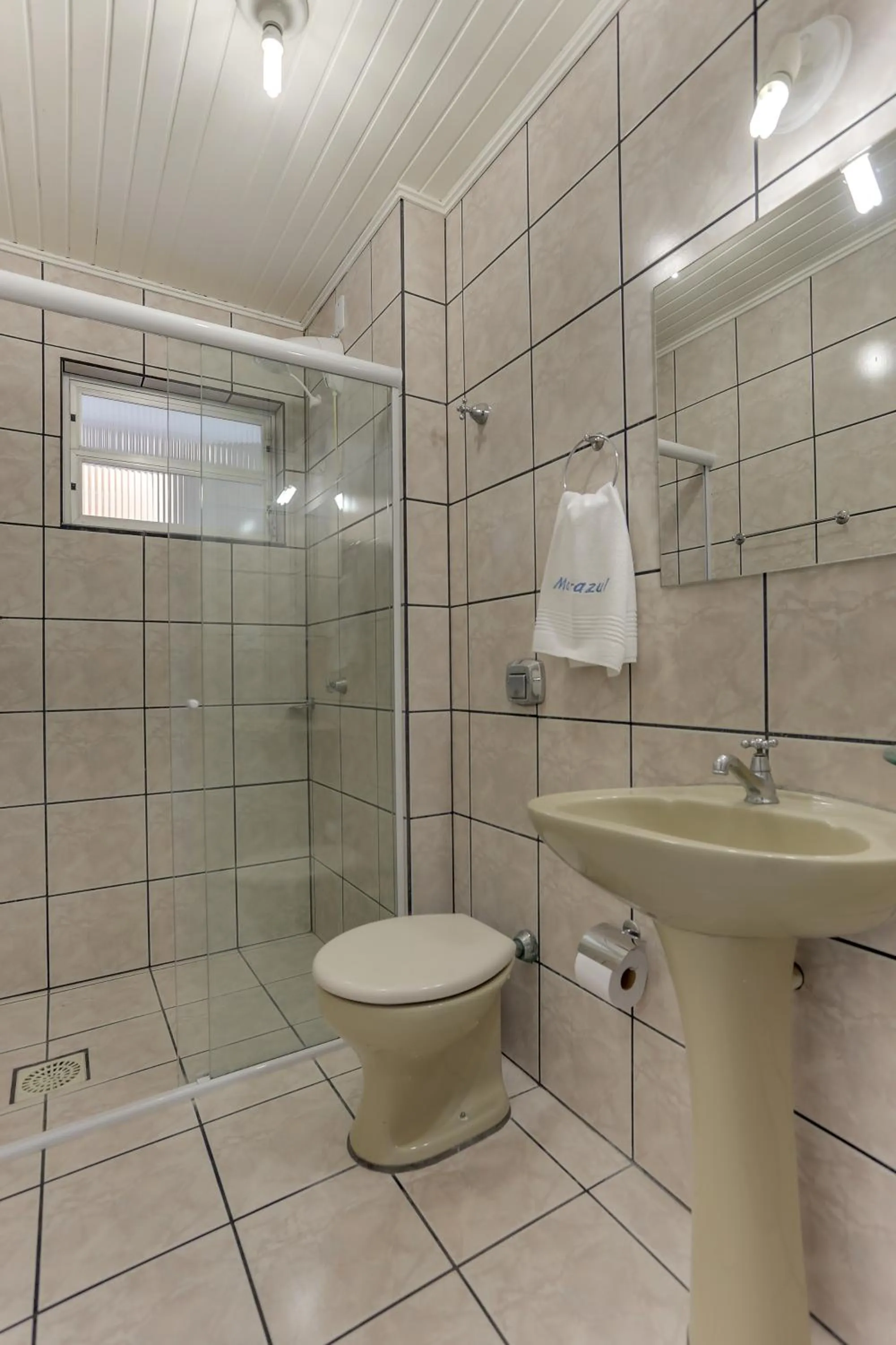 Toilet in Marazul Apart Hotel