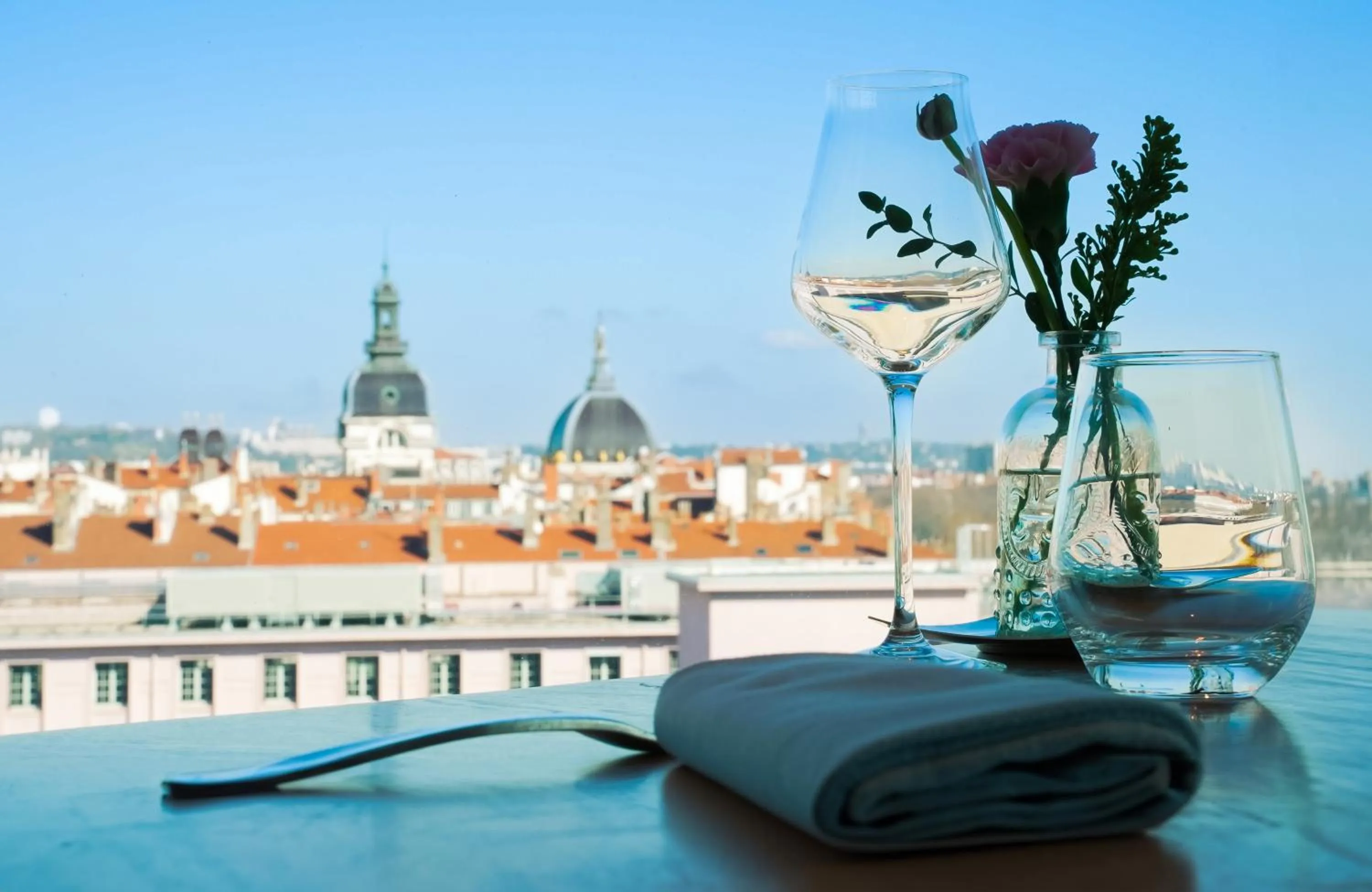 City view in Sofitel Lyon Bellecour