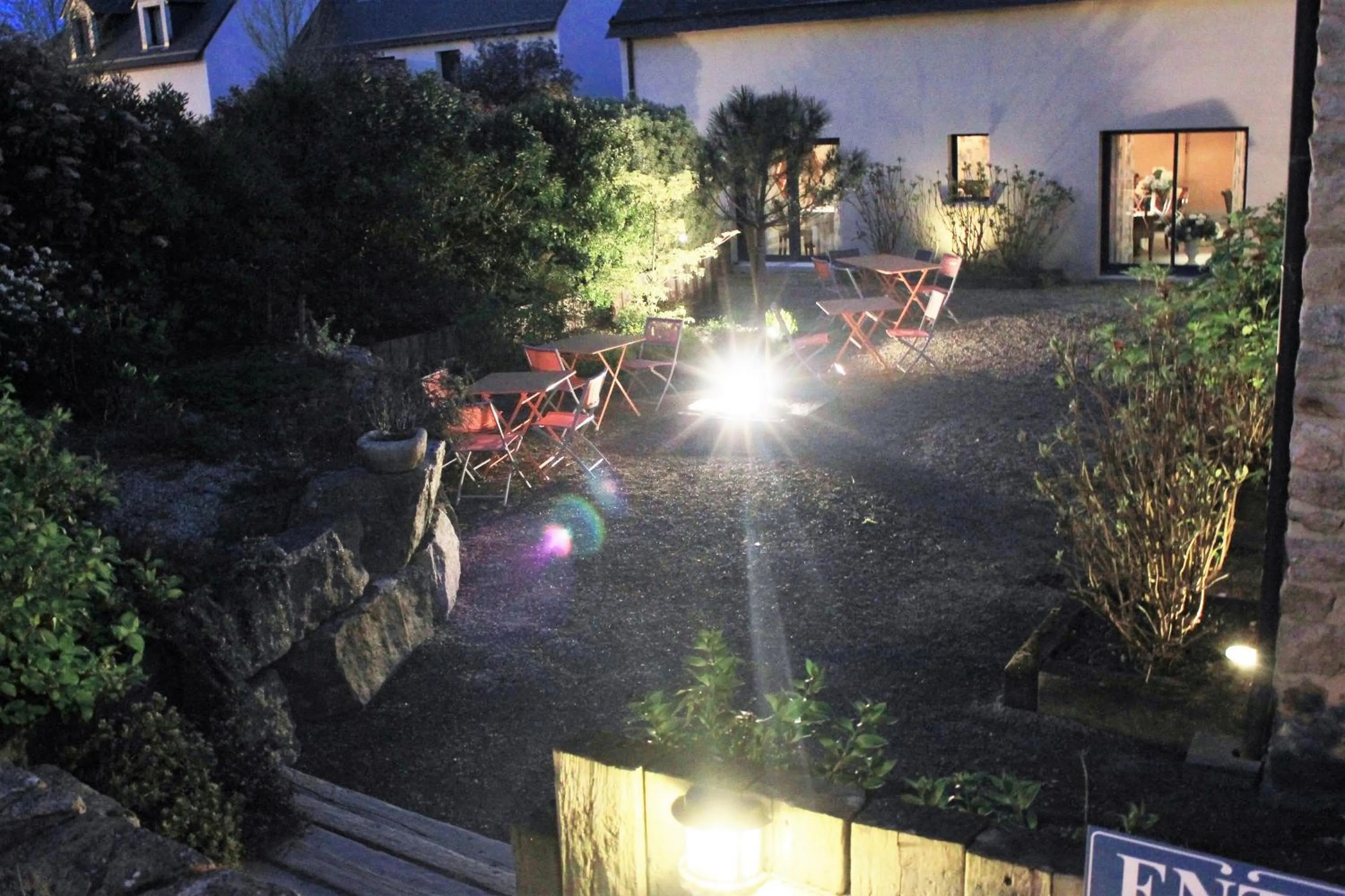 Balcony/Terrace in Hôtel - Restaurant l'Hortensia