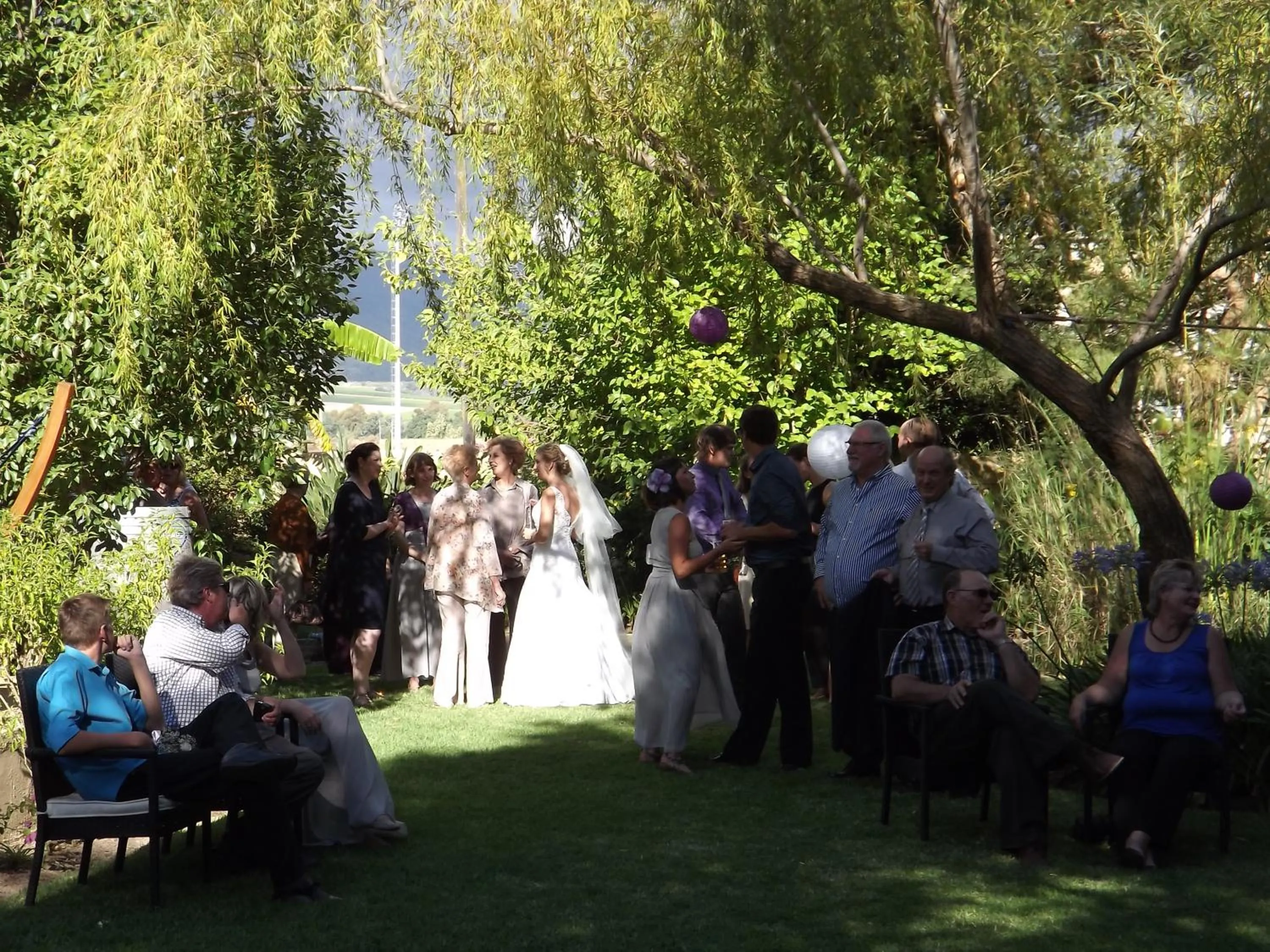 Garden in B&B Sauvignon Country Lodge