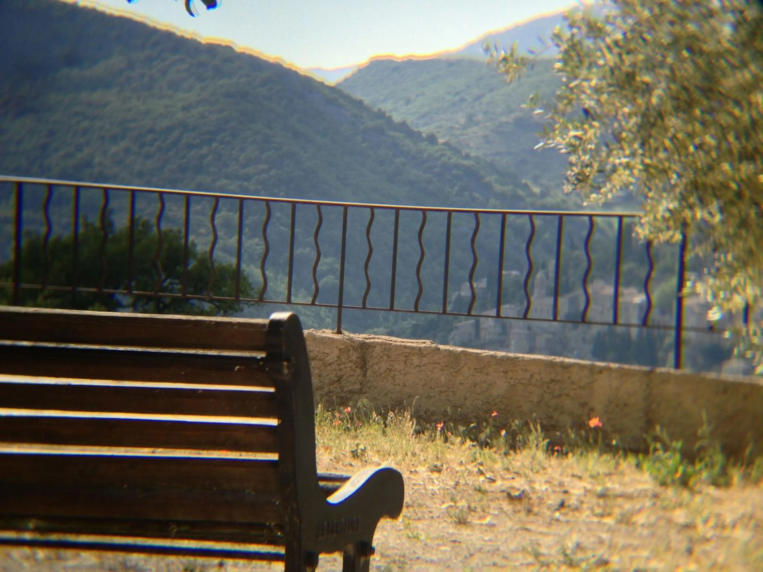 Mountain view in B&B Le Deffends de Redon