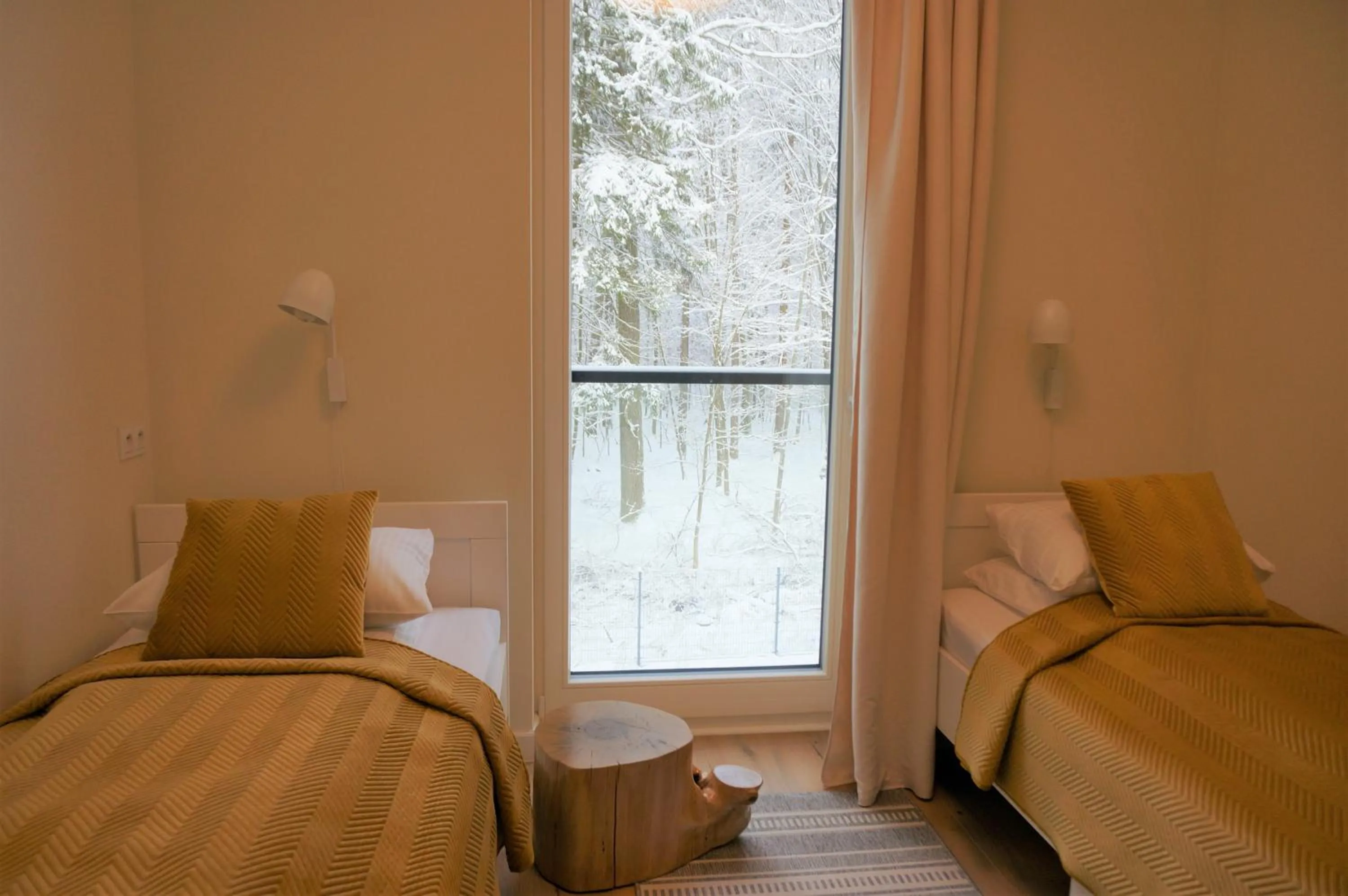 Bed in Enklawa Białowieska Forest & Spa