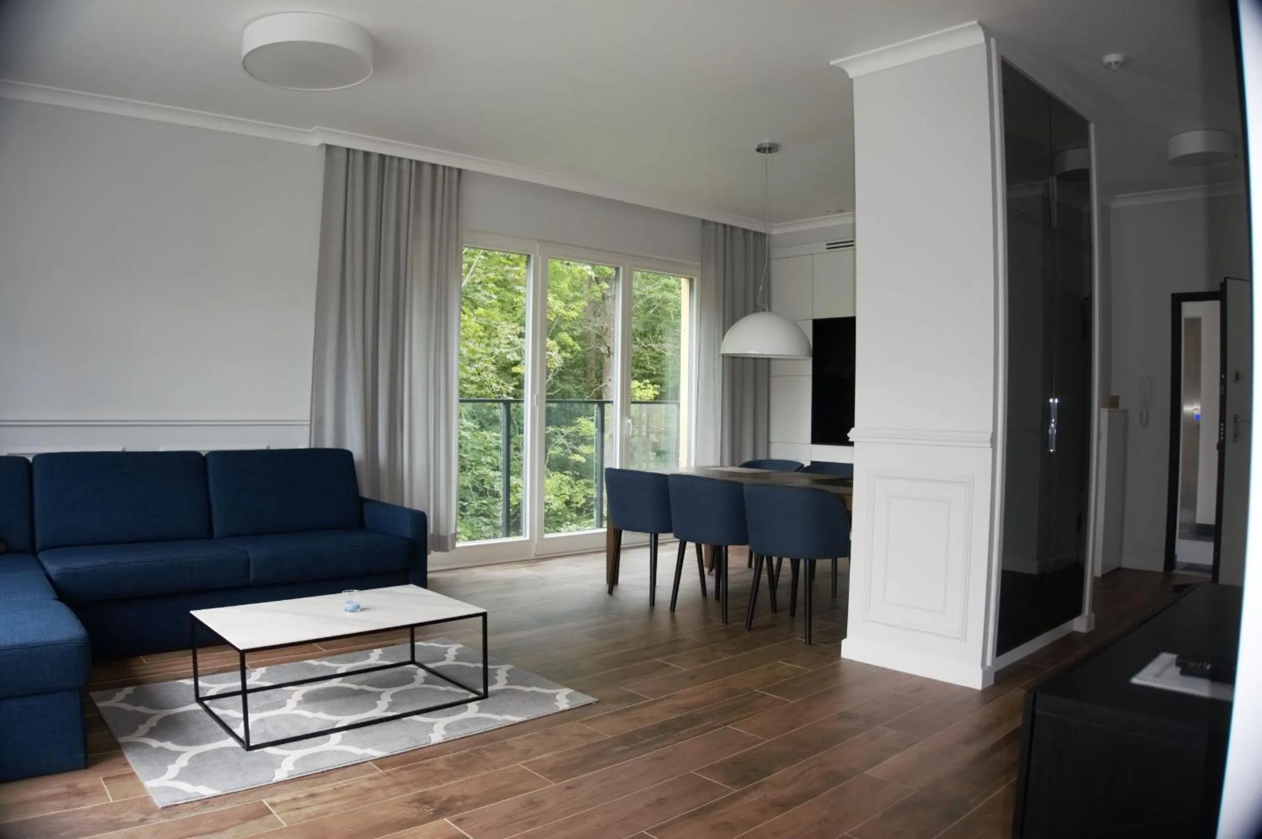 Living room in Enklawa Białowieska Forest & Spa