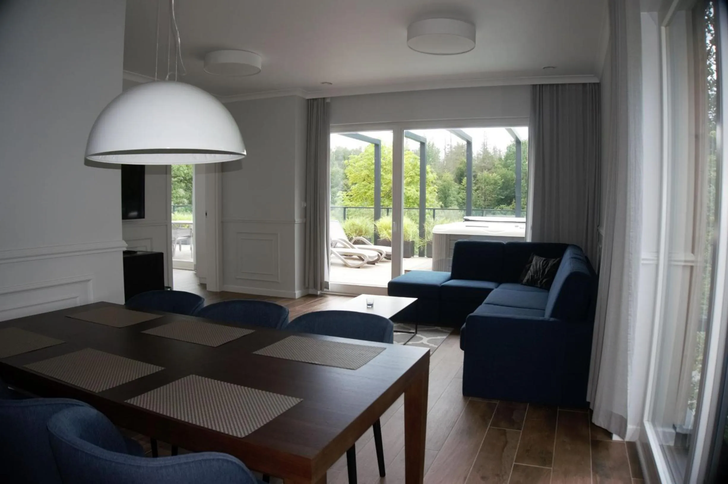 Living room in Enklawa Białowieska Forest & Spa