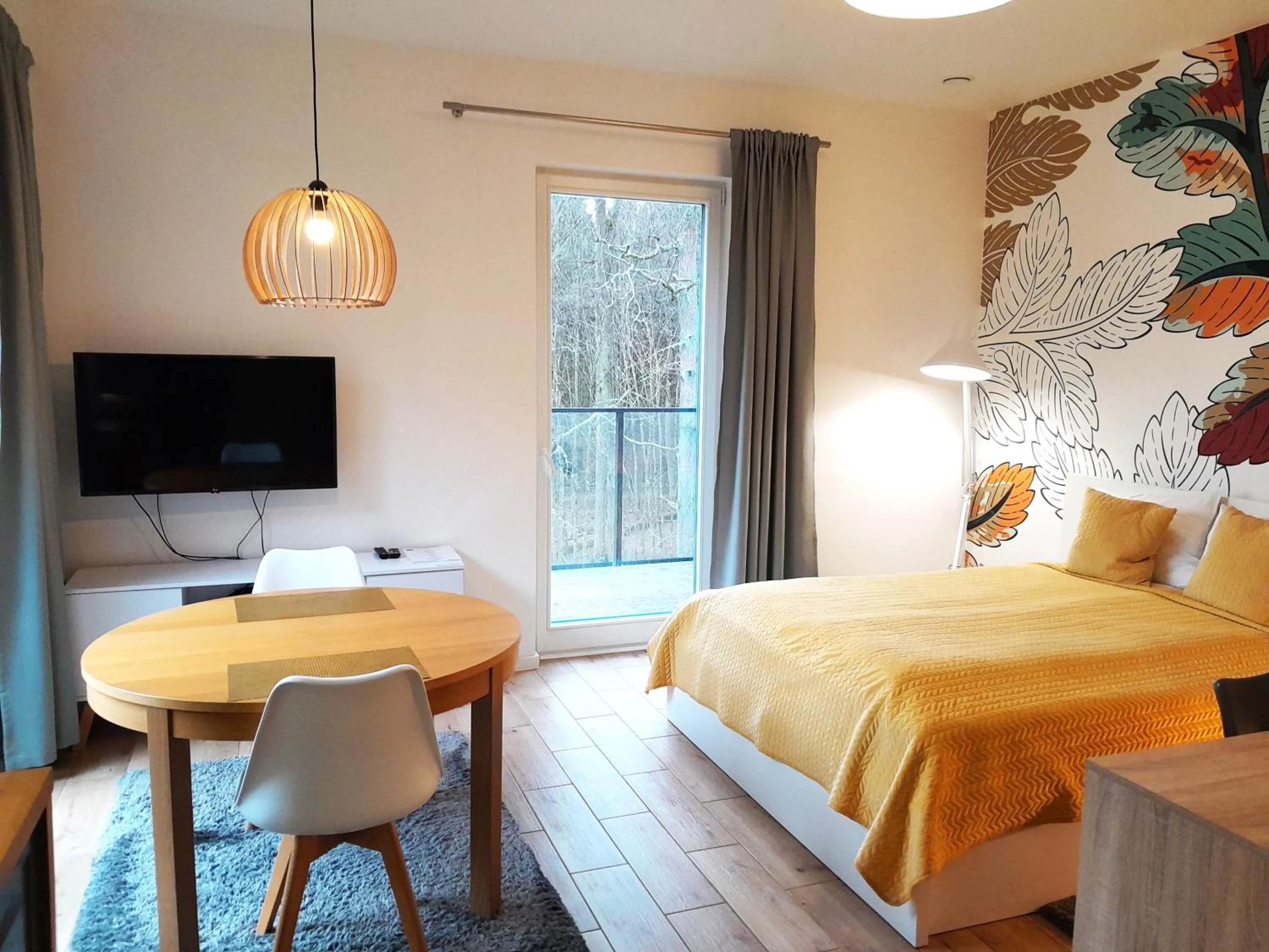 Bed in Enklawa Białowieska Forest & Spa