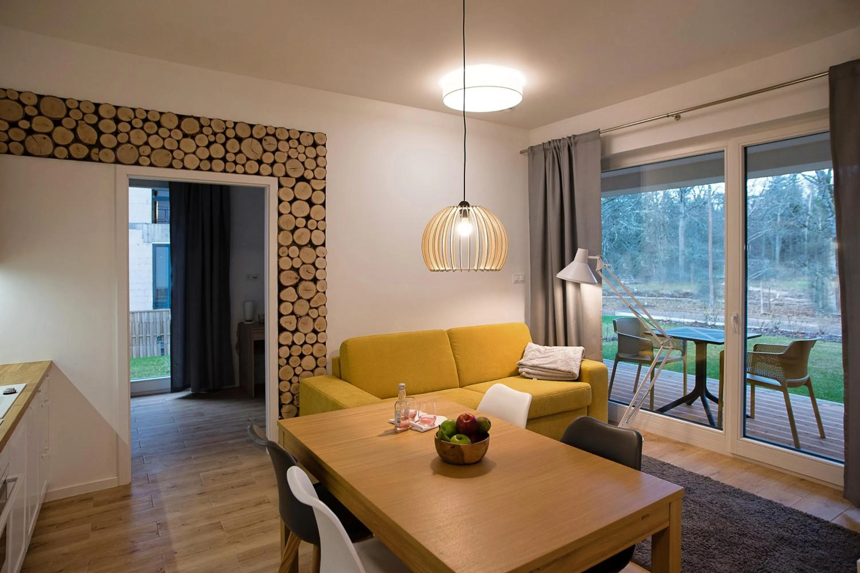 Living room in Enklawa Białowieska Forest & Spa