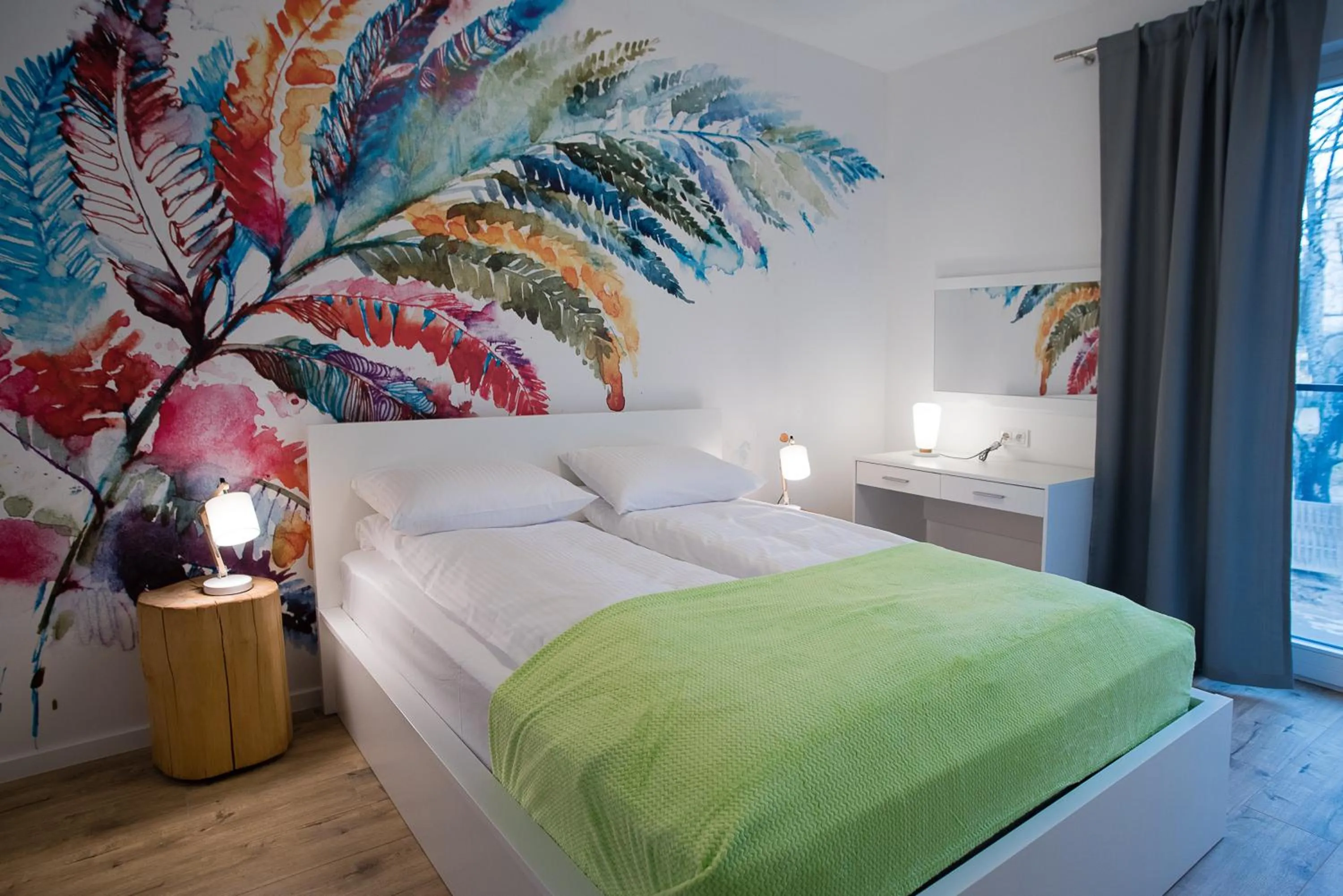 Bed in Enklawa Białowieska Forest & Spa