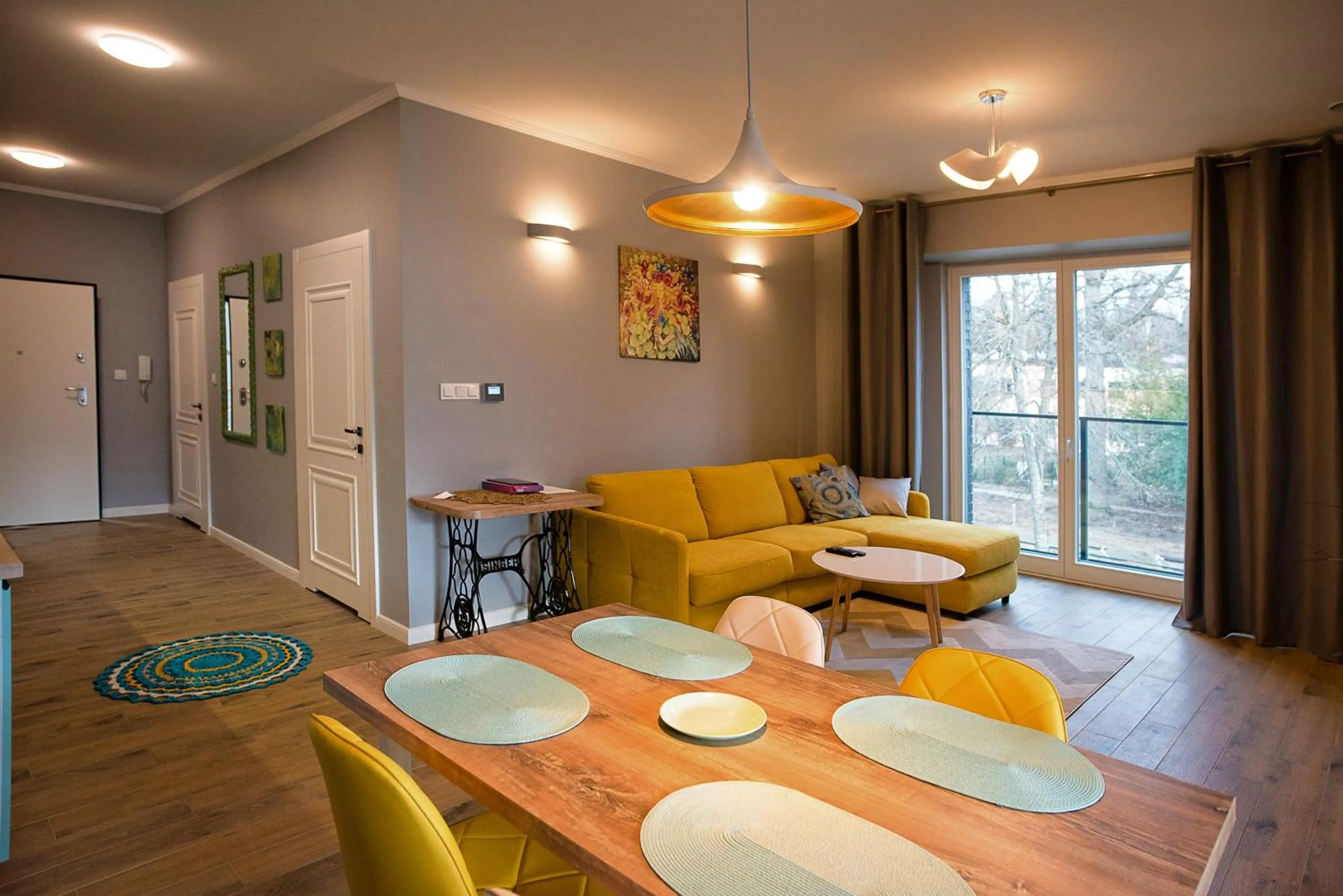 Living room in Enklawa Białowieska Forest & Spa