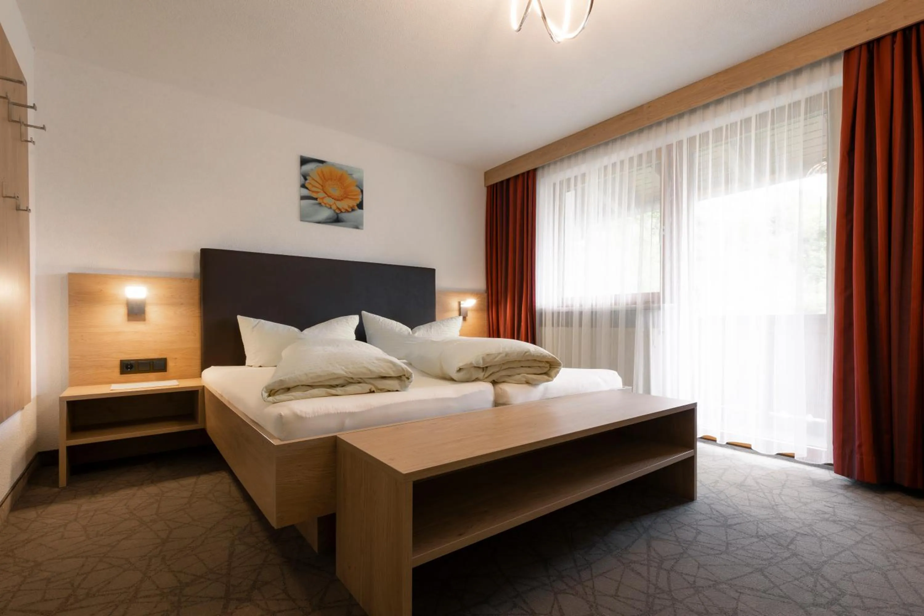 Bedroom, Bed in Apart Jägerheim