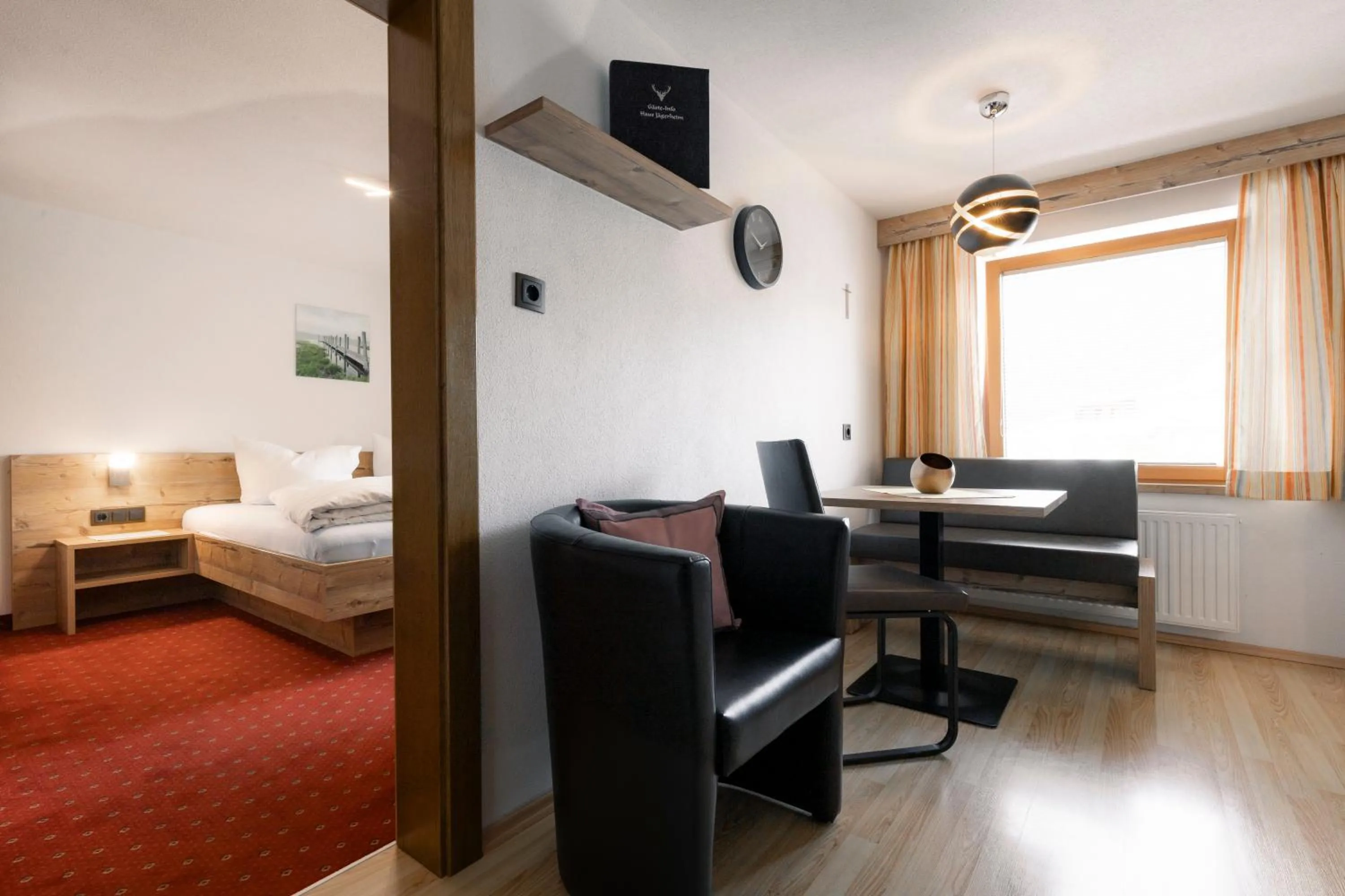 Dining area, Bed in Apart Jägerheim