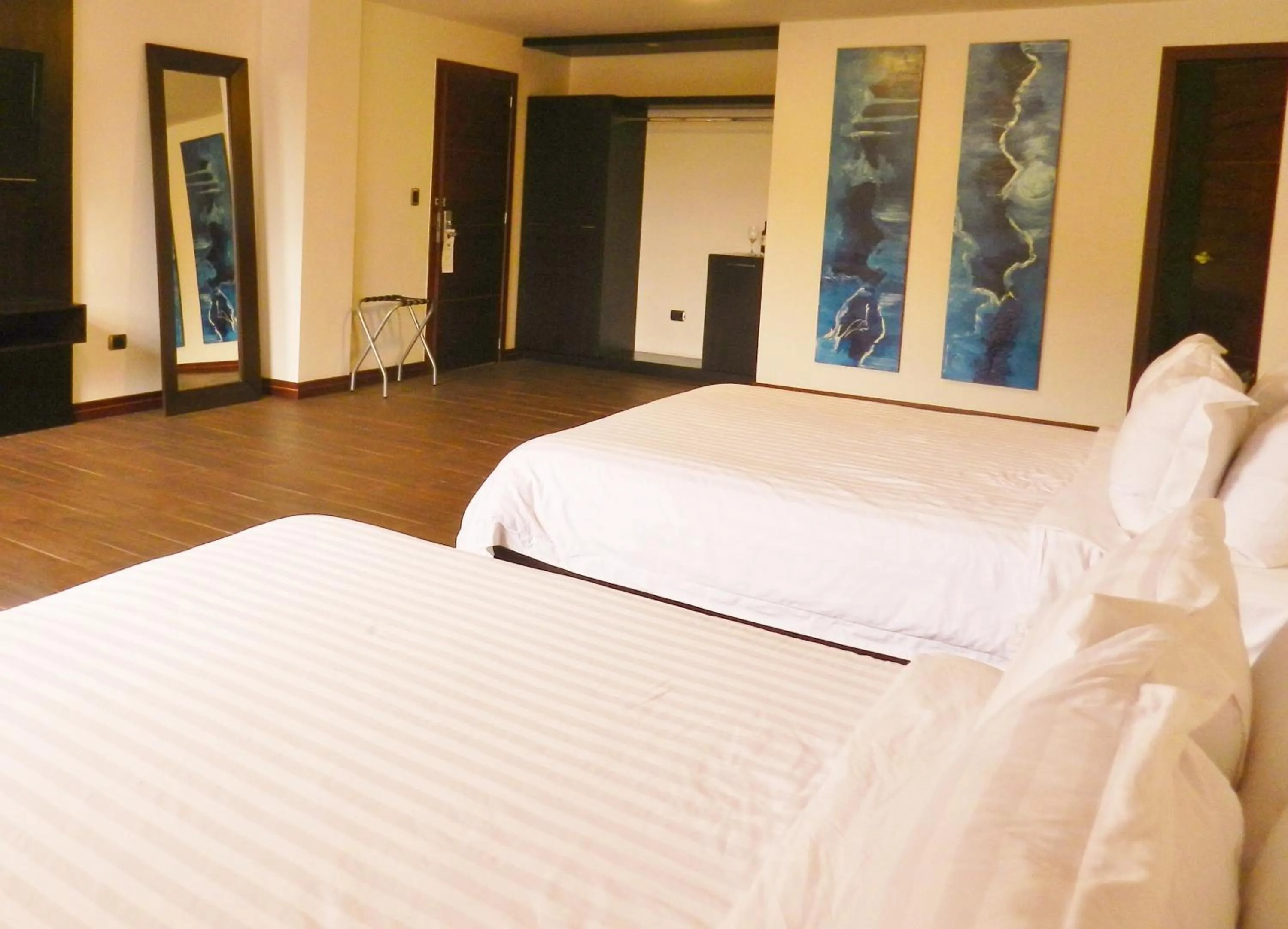 Bed in Hosteria Arhaná