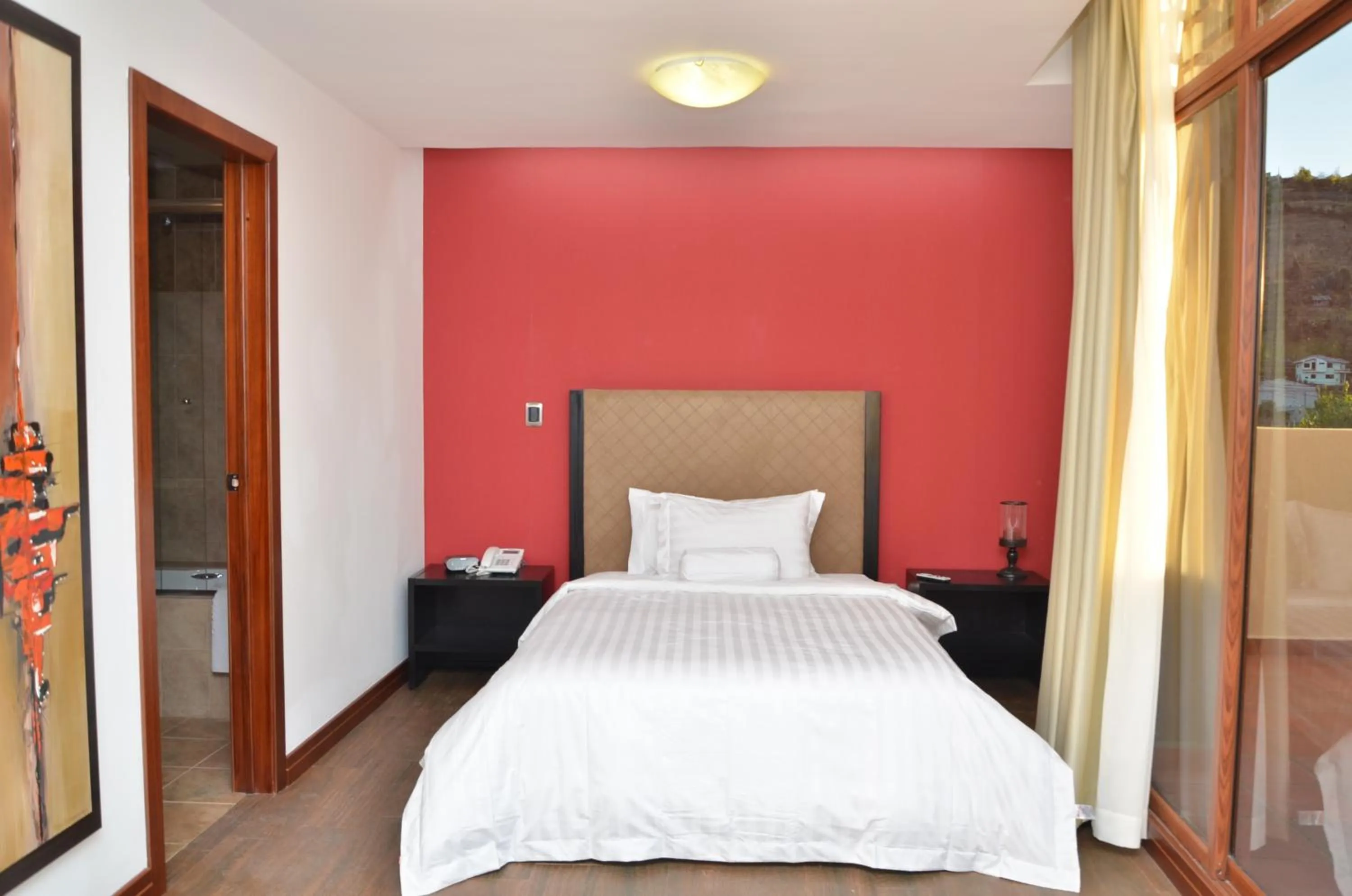 Photo of the whole room, Bed in Hosteria Arhaná