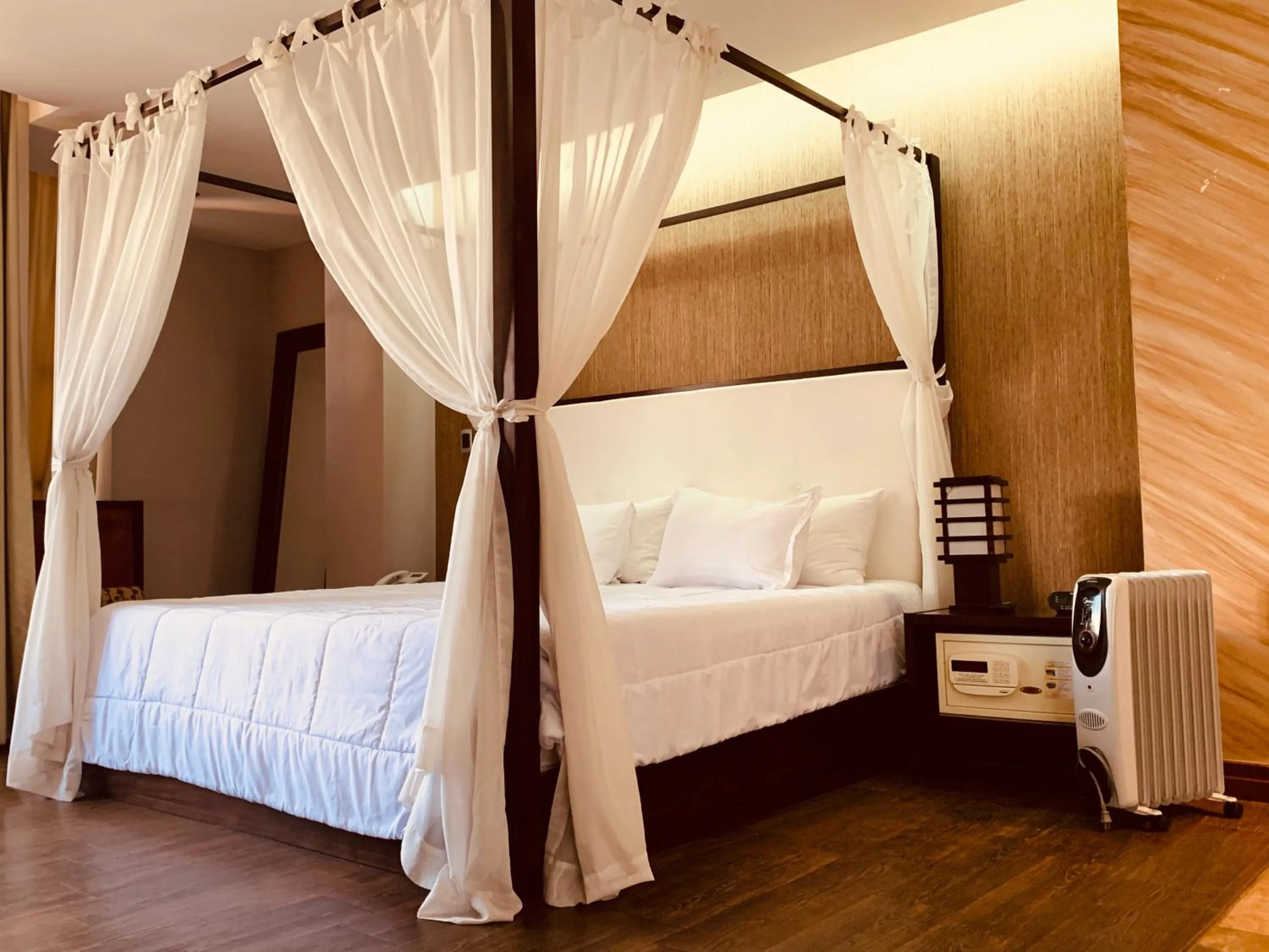 Bed in Hosteria Arhaná