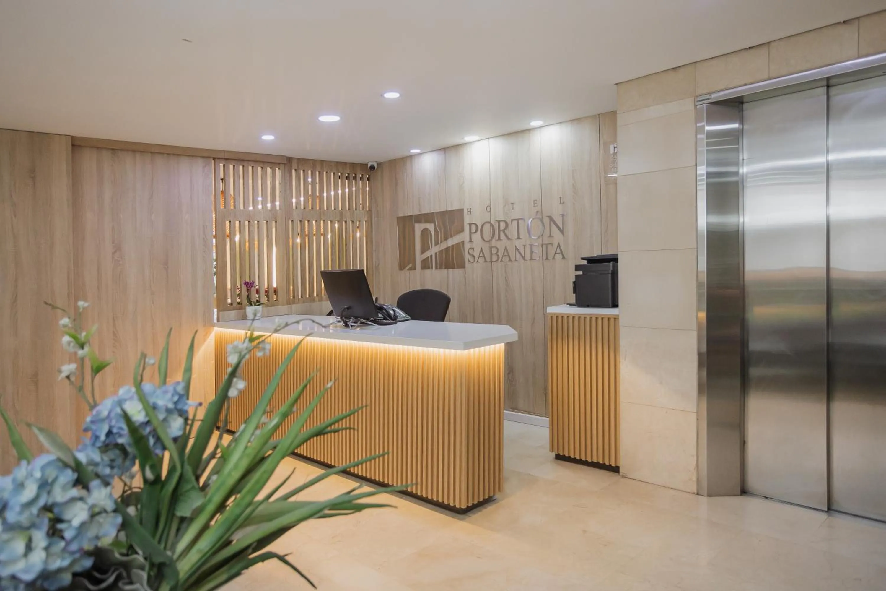 Lobby or reception in Hotel Portón Sabaneta
