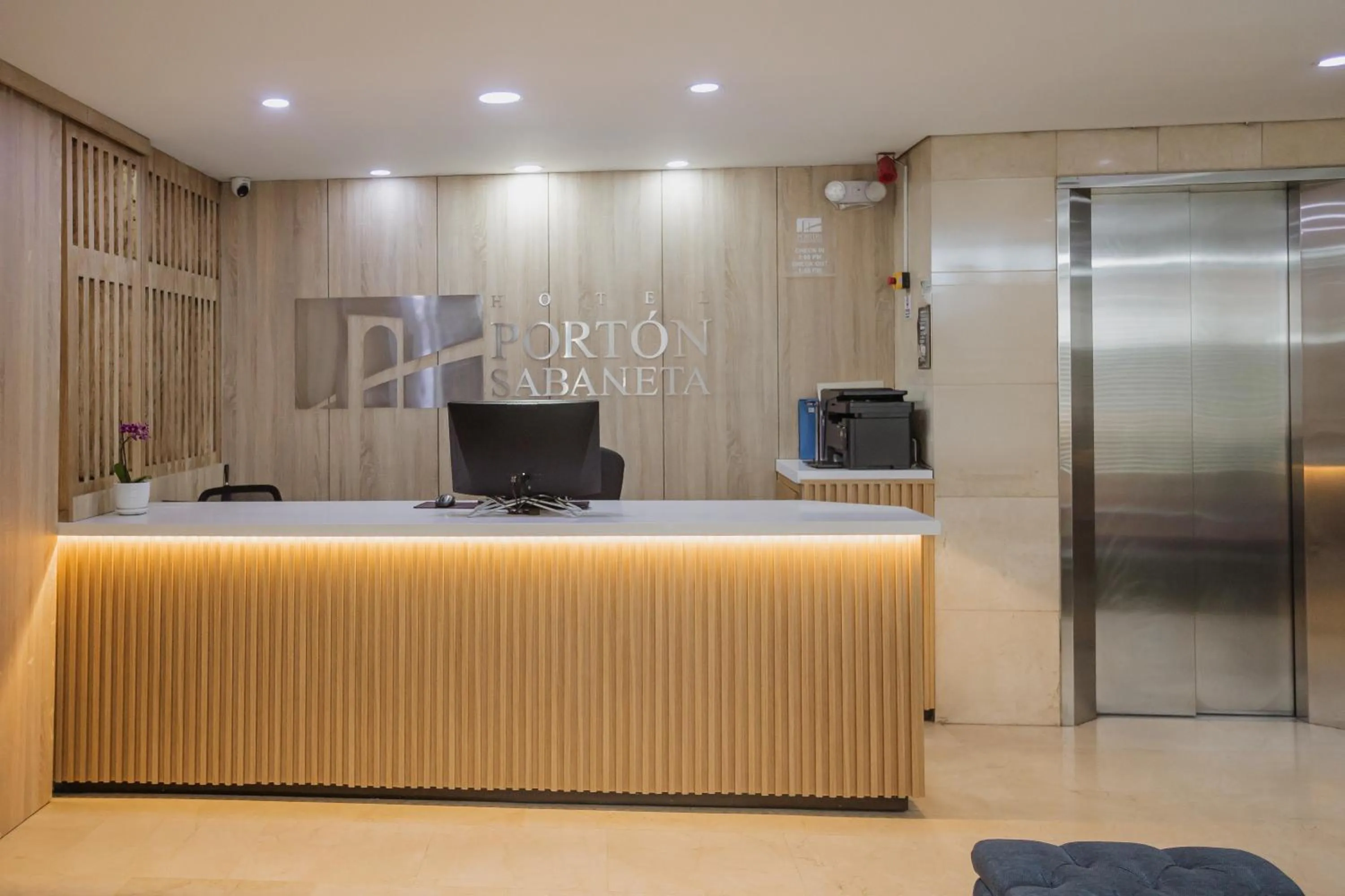 Lobby or reception in Hotel Portón Sabaneta