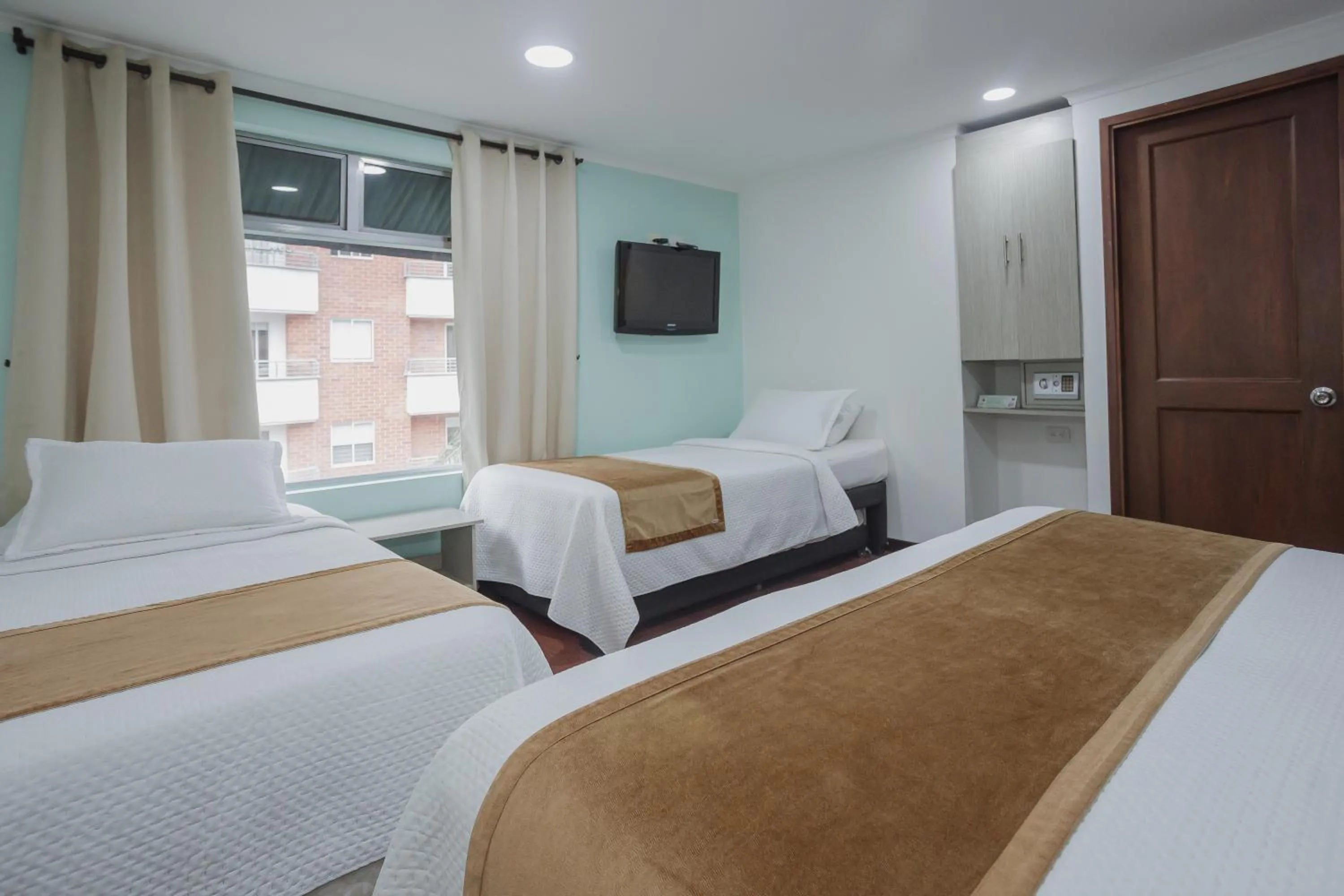 Bed in Hotel Portón Sabaneta