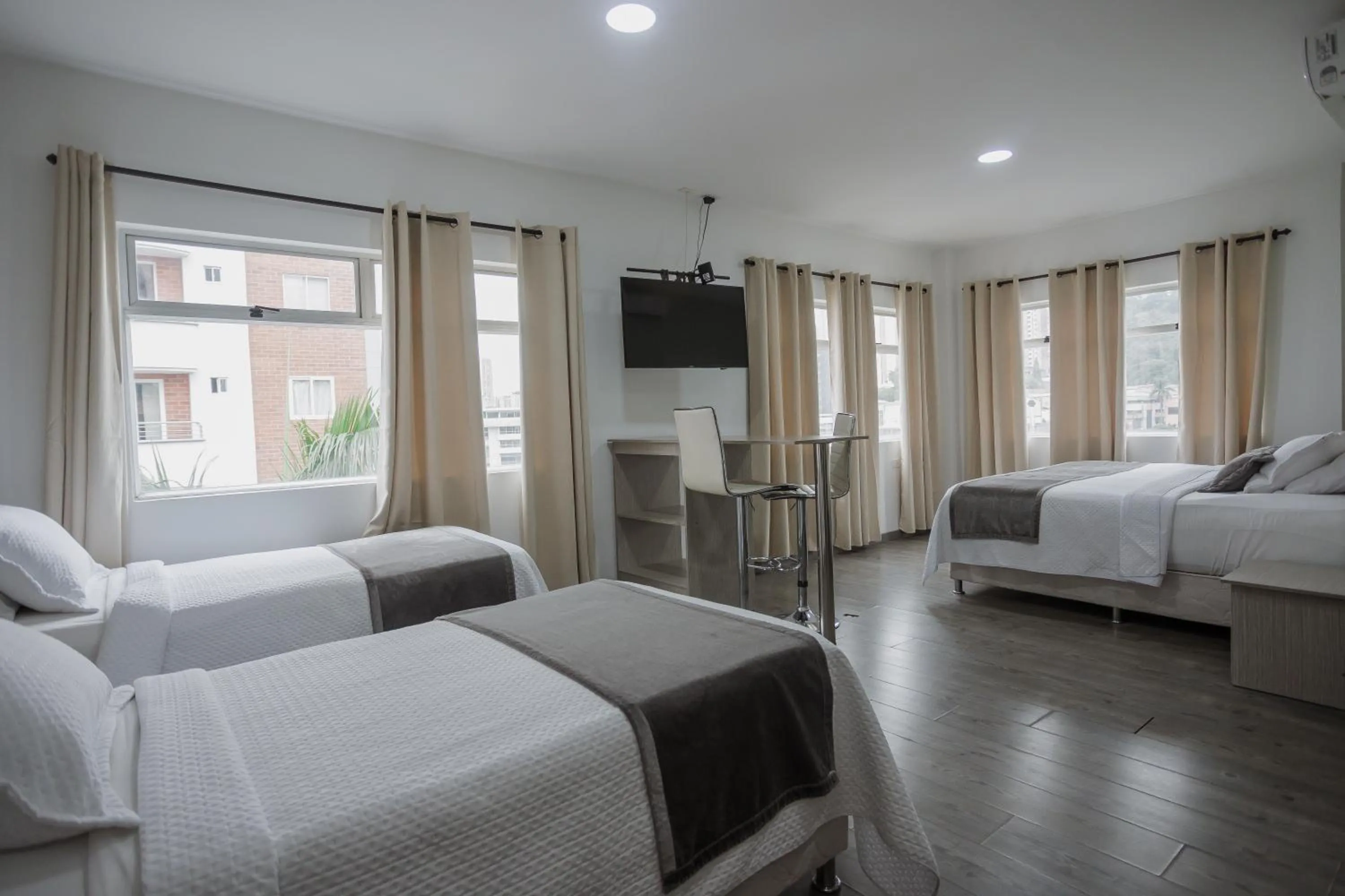 Bed in Hotel Portón Sabaneta