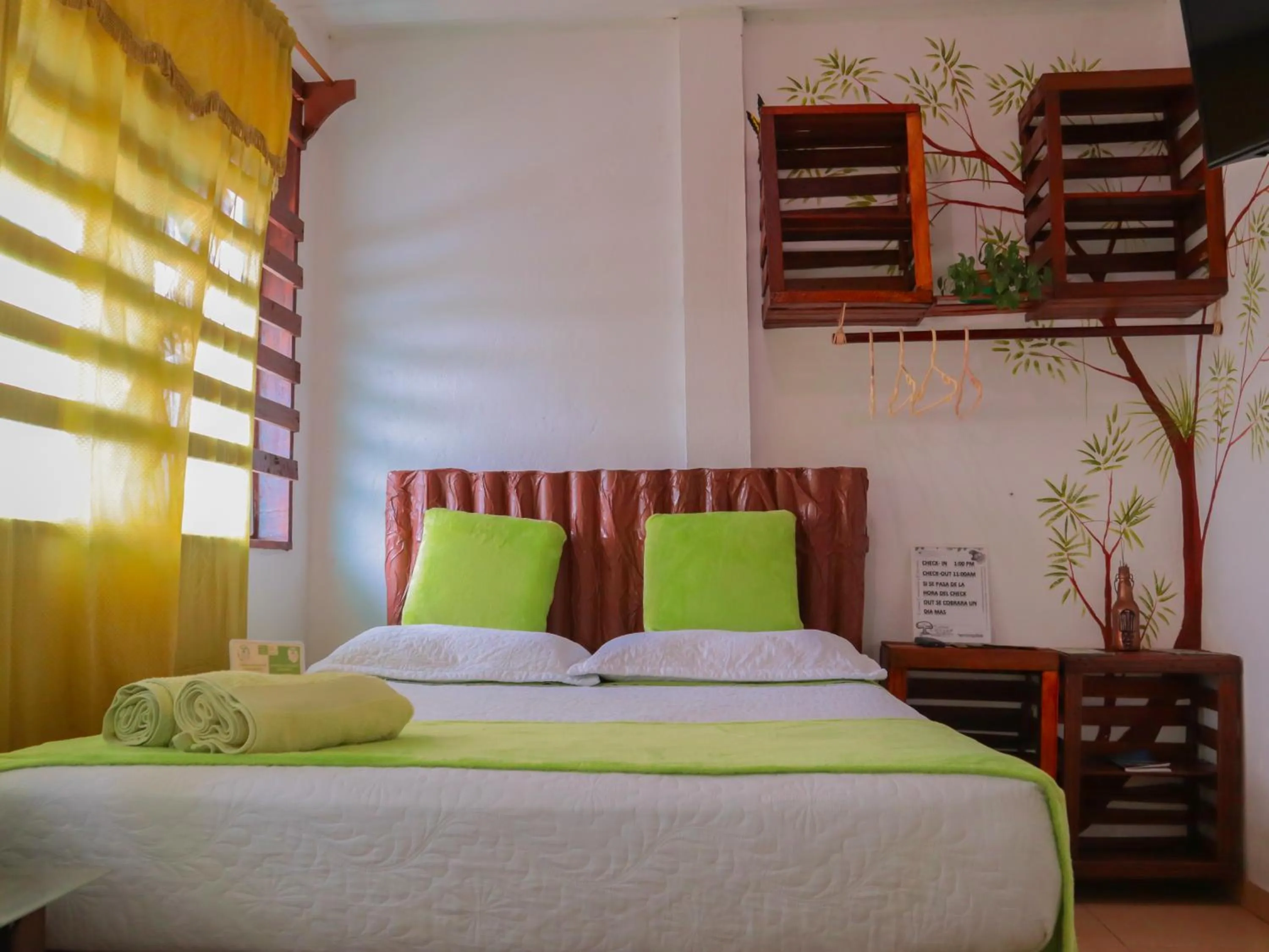Bed in Eco Hotel El Refugio Boutique