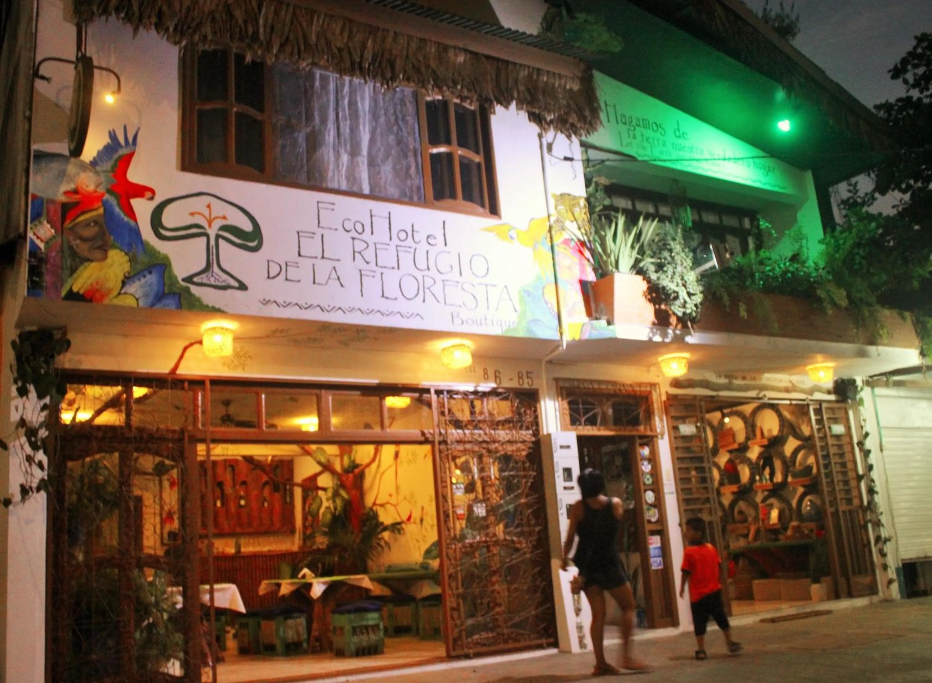 Facade/entrance in Eco Hotel El Refugio Boutique