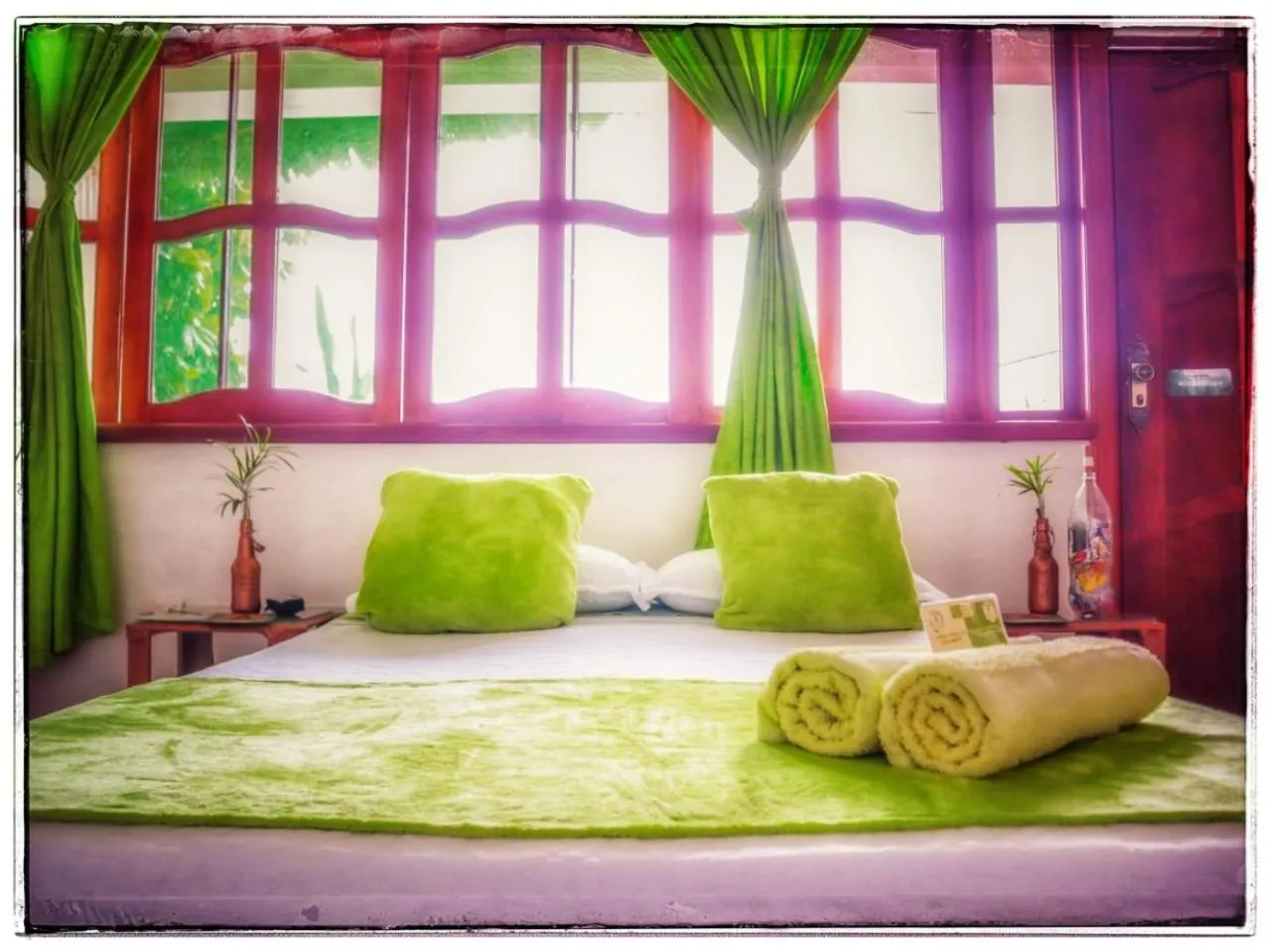 Bed in Eco Hotel El Refugio Boutique