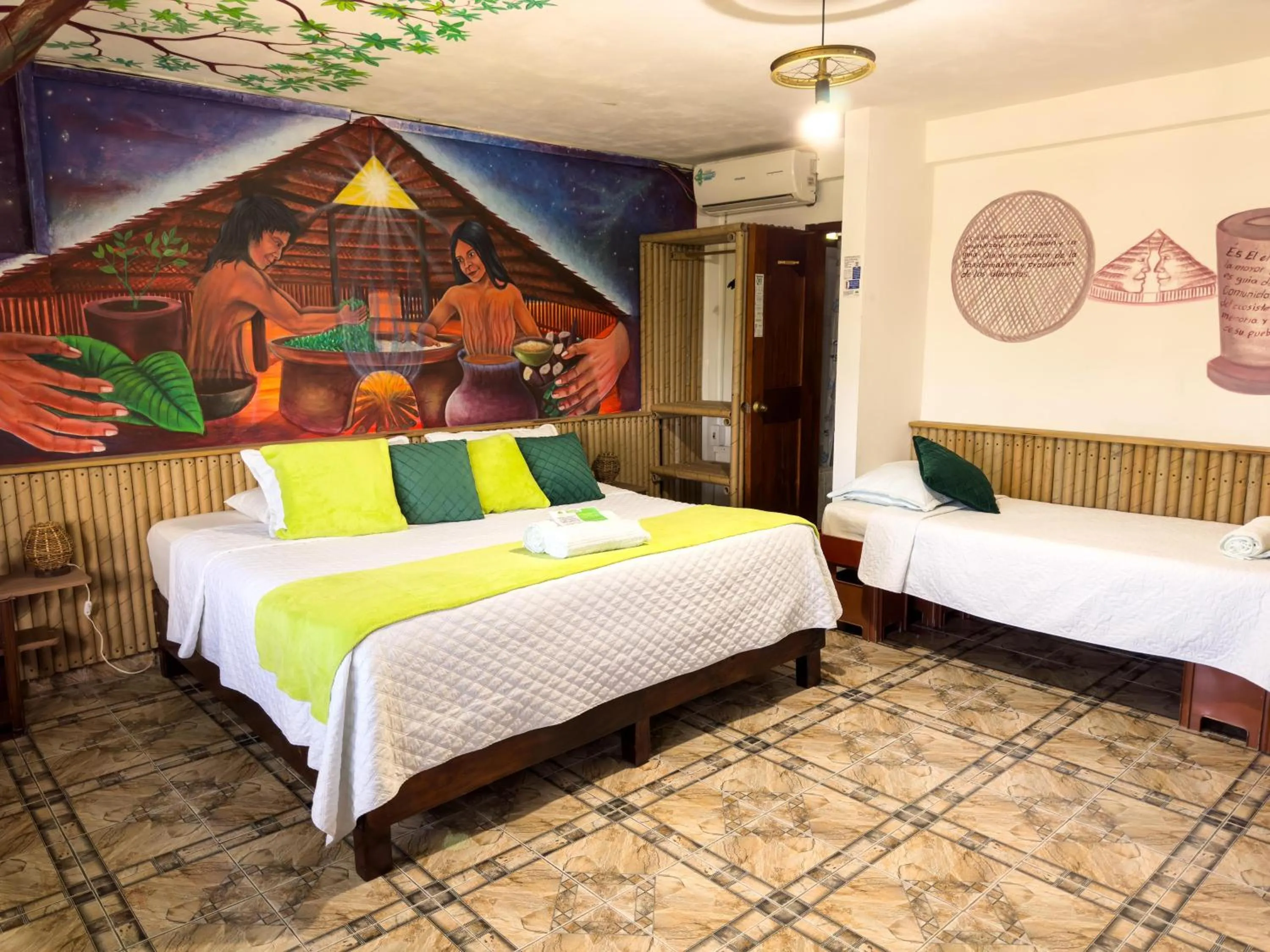 Bed in Eco Hotel El Refugio Boutique