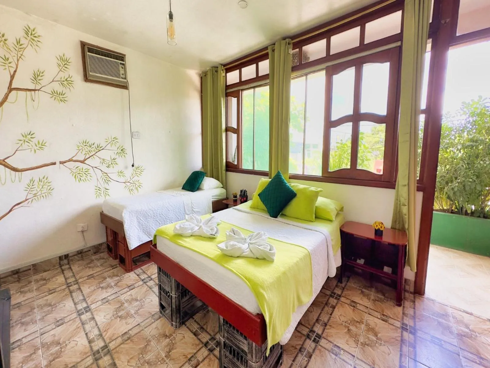 Bed in Eco Hotel El Refugio Boutique