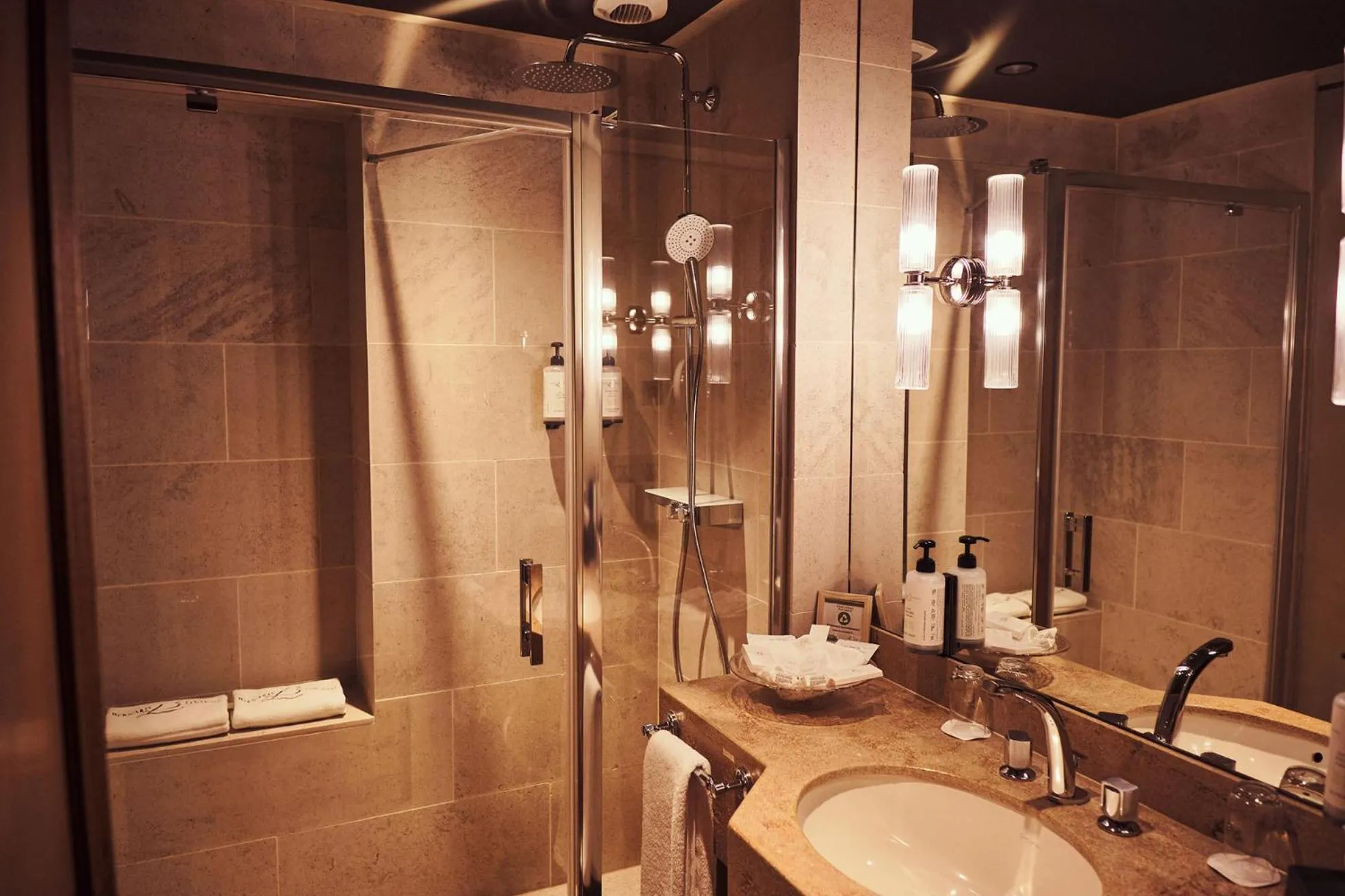 Bathroom in Relais Bernard Loiseau