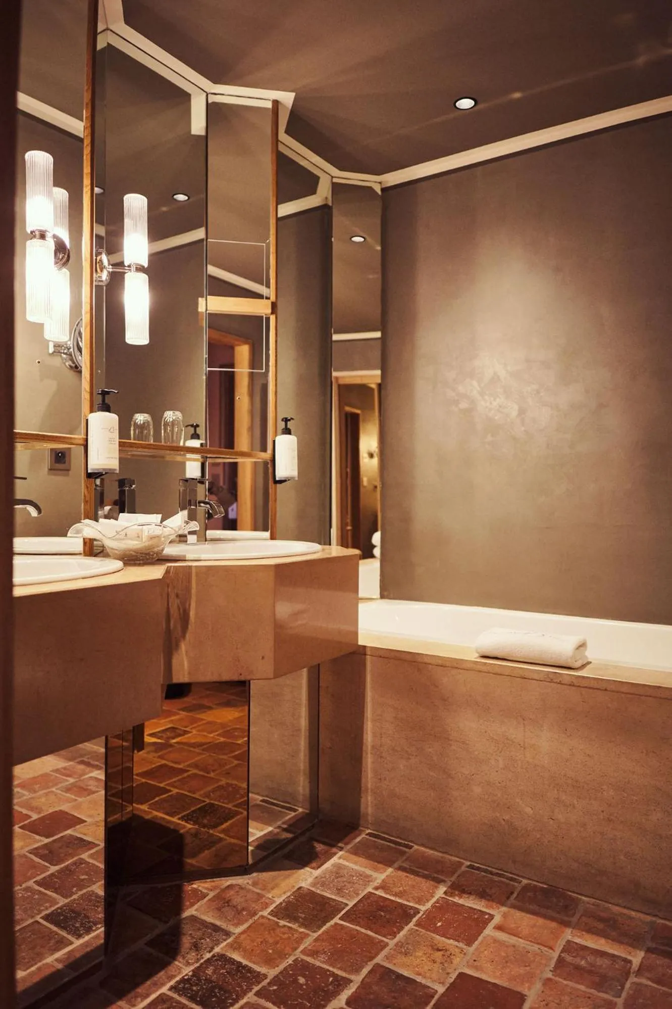 Bathroom in Relais Bernard Loiseau