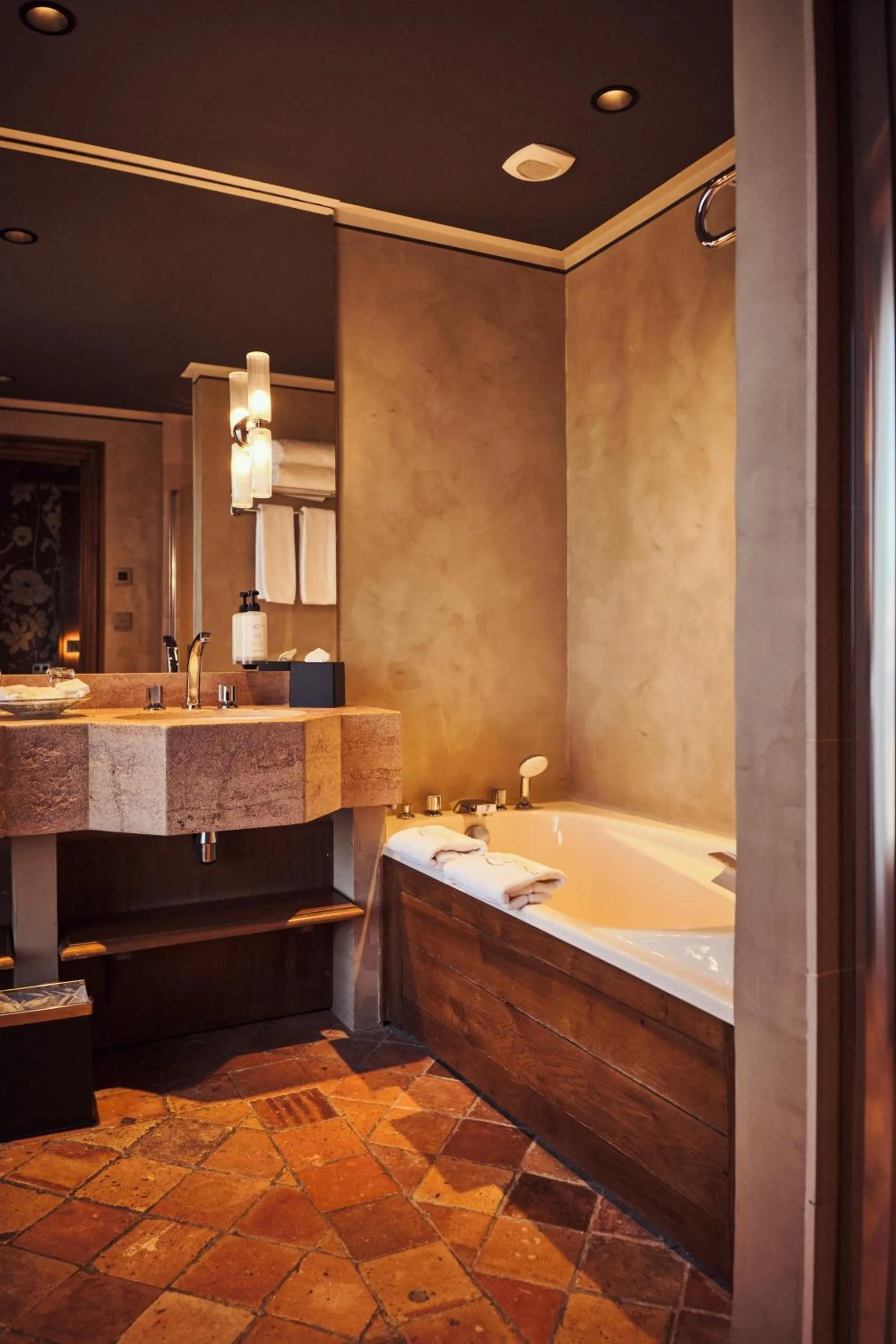 Bathroom in Relais Bernard Loiseau