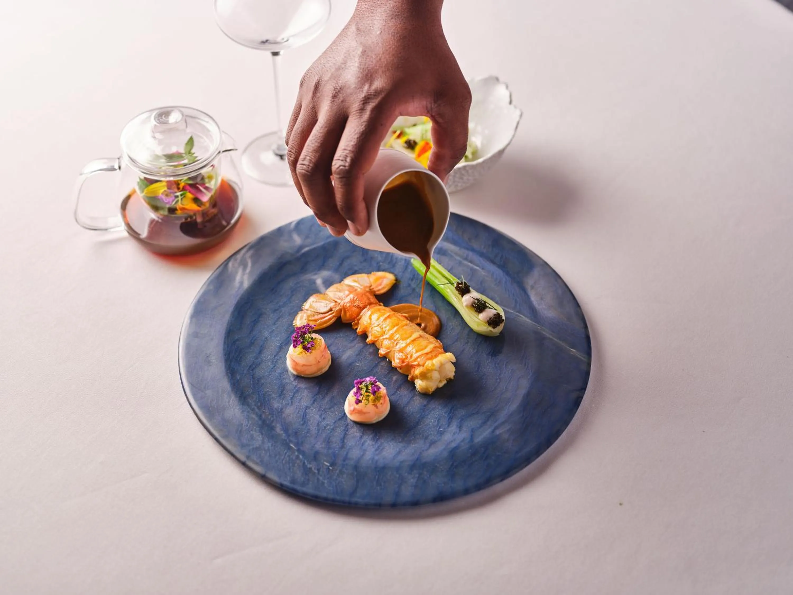 Lunch in Relais Bernard Loiseau